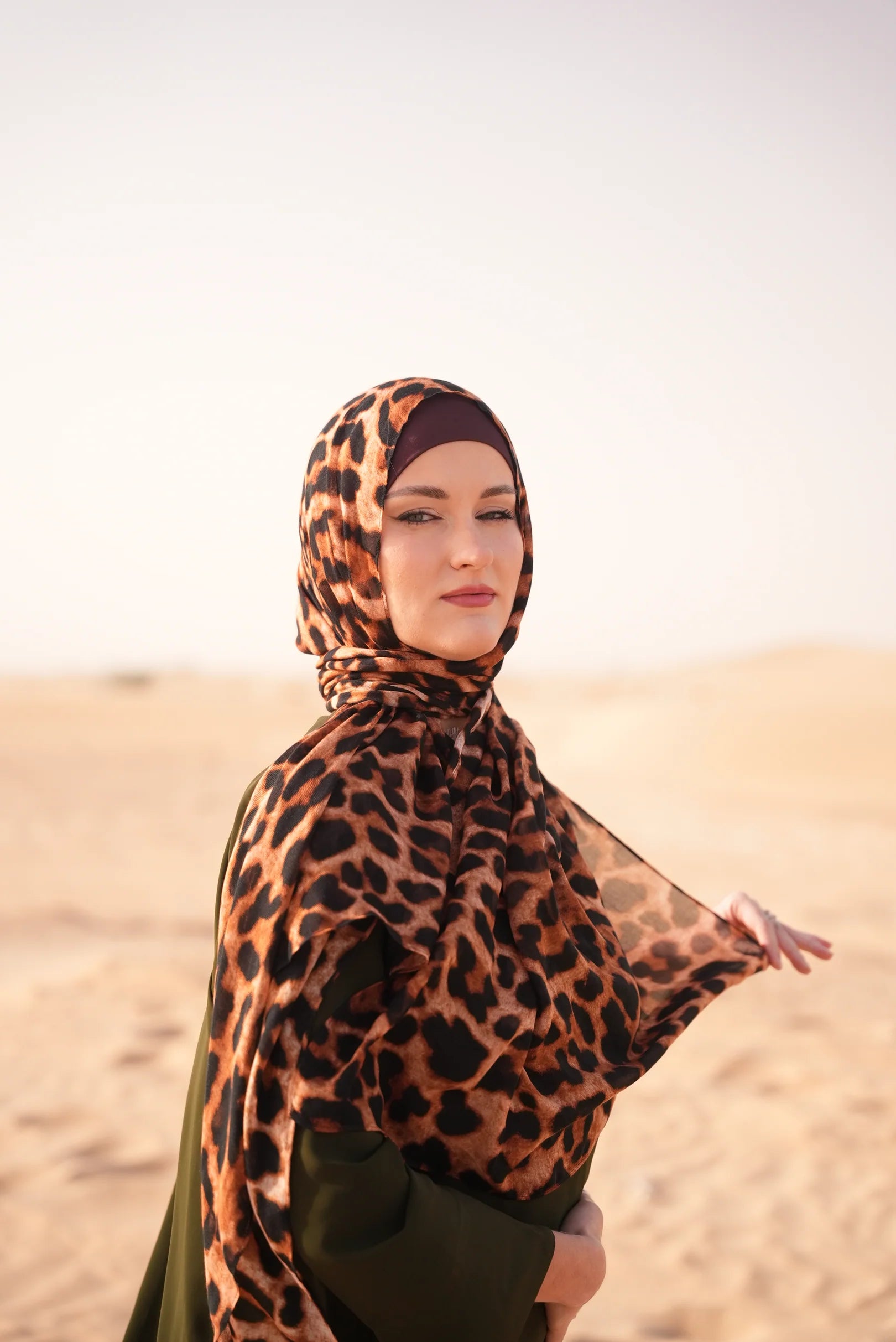 Printed Modal- Desert Leopard