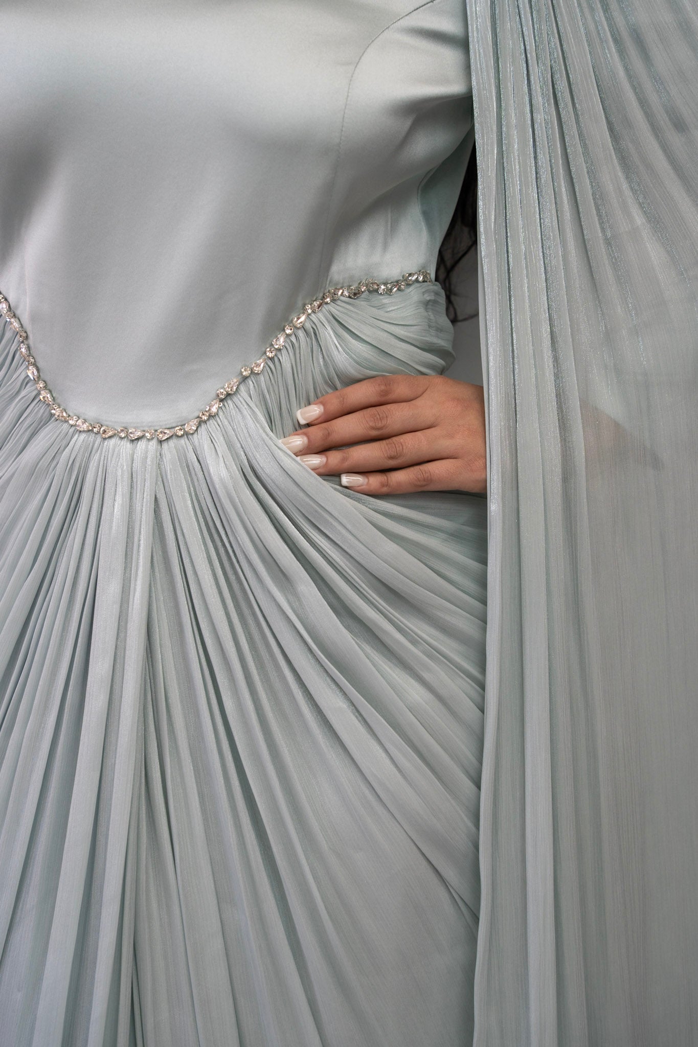 Celestial Cape Gown