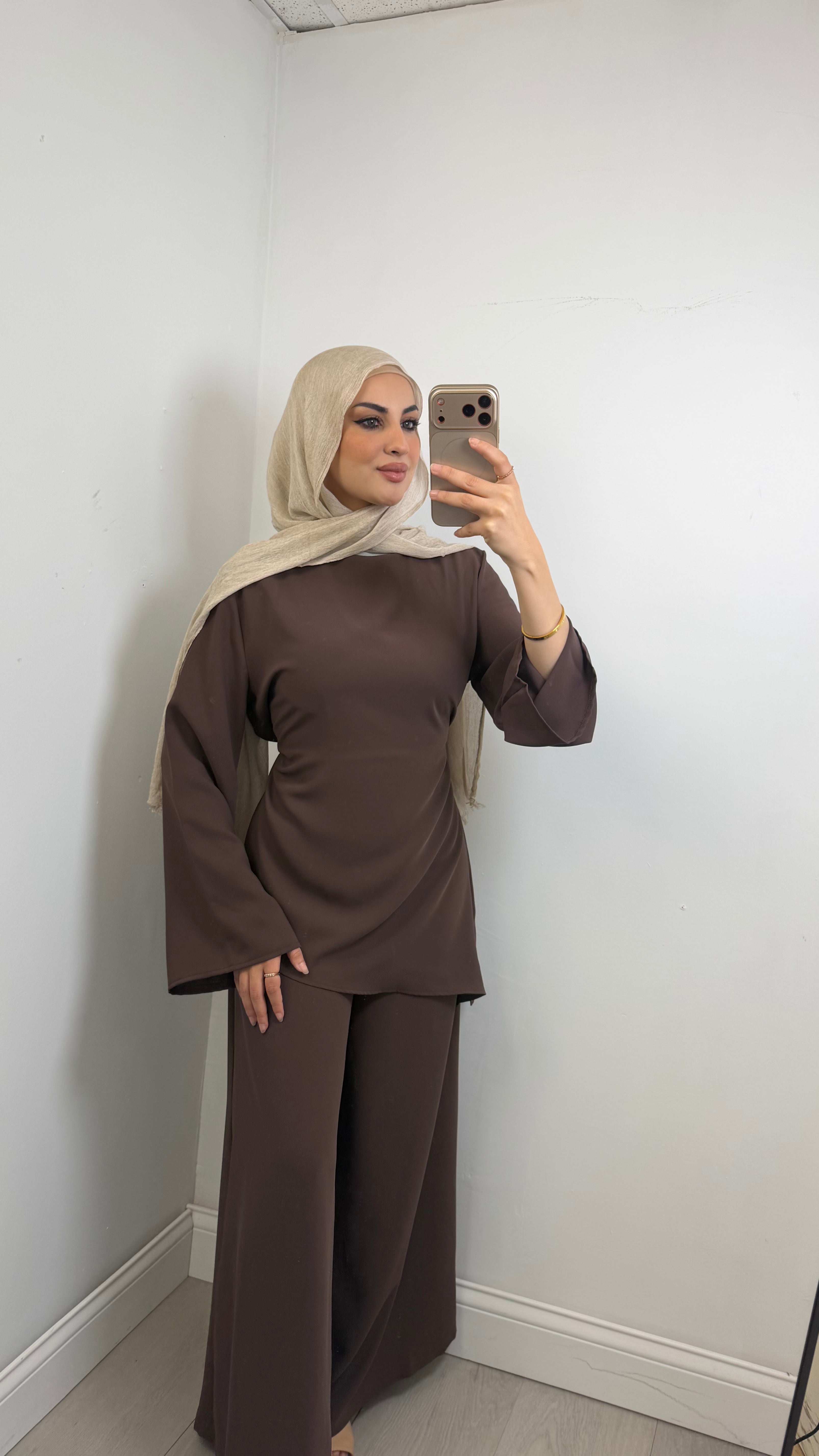 Rima Flare-Sleeve Tunic Co-Ord Set