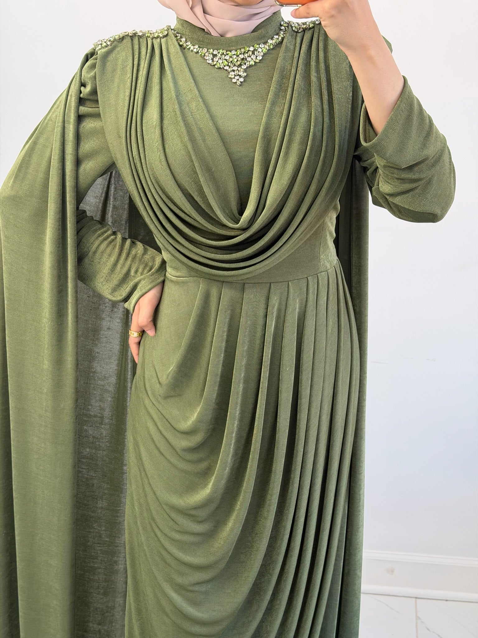 Noor Drape Gown