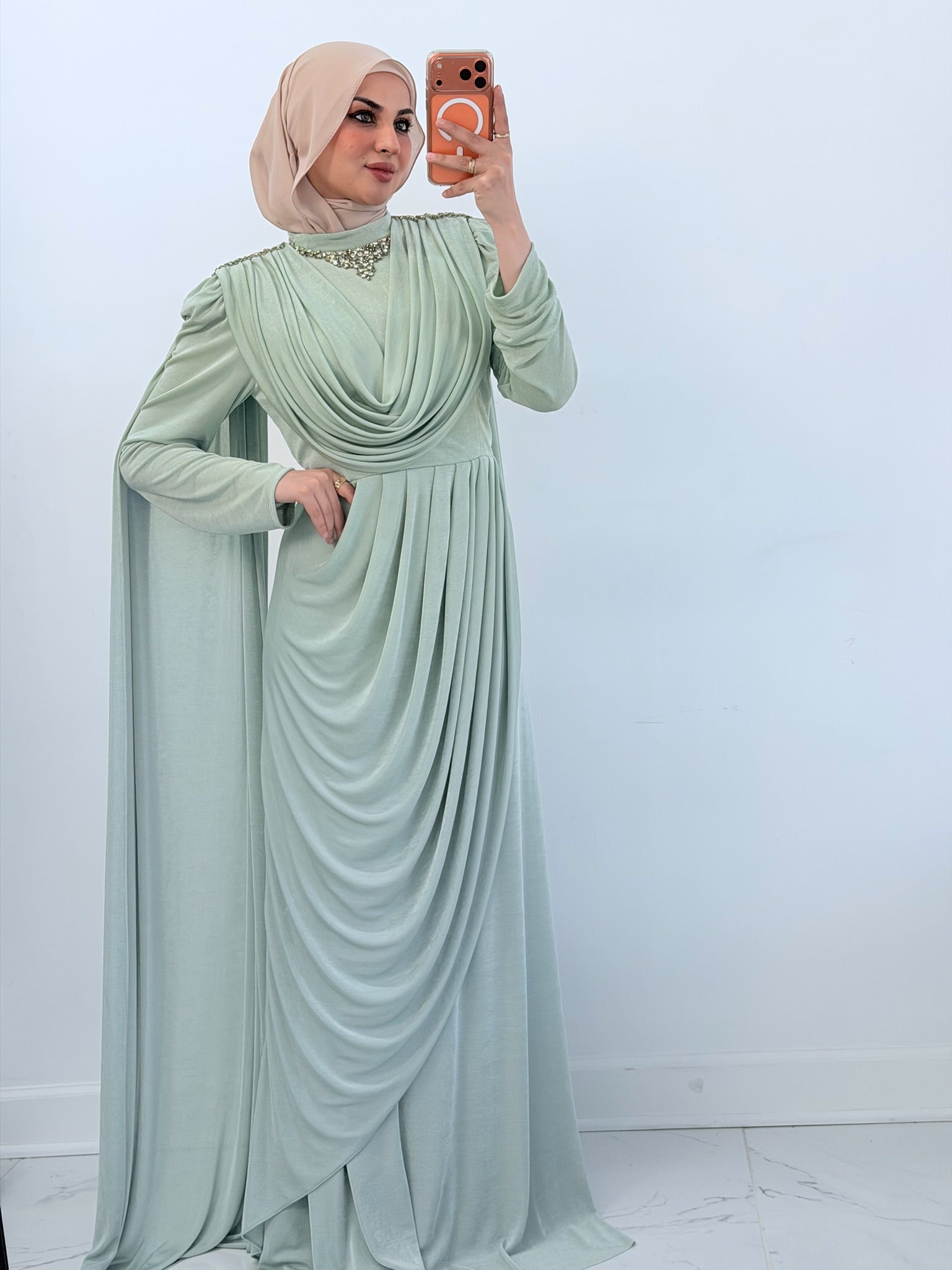 Noor Drape Gown