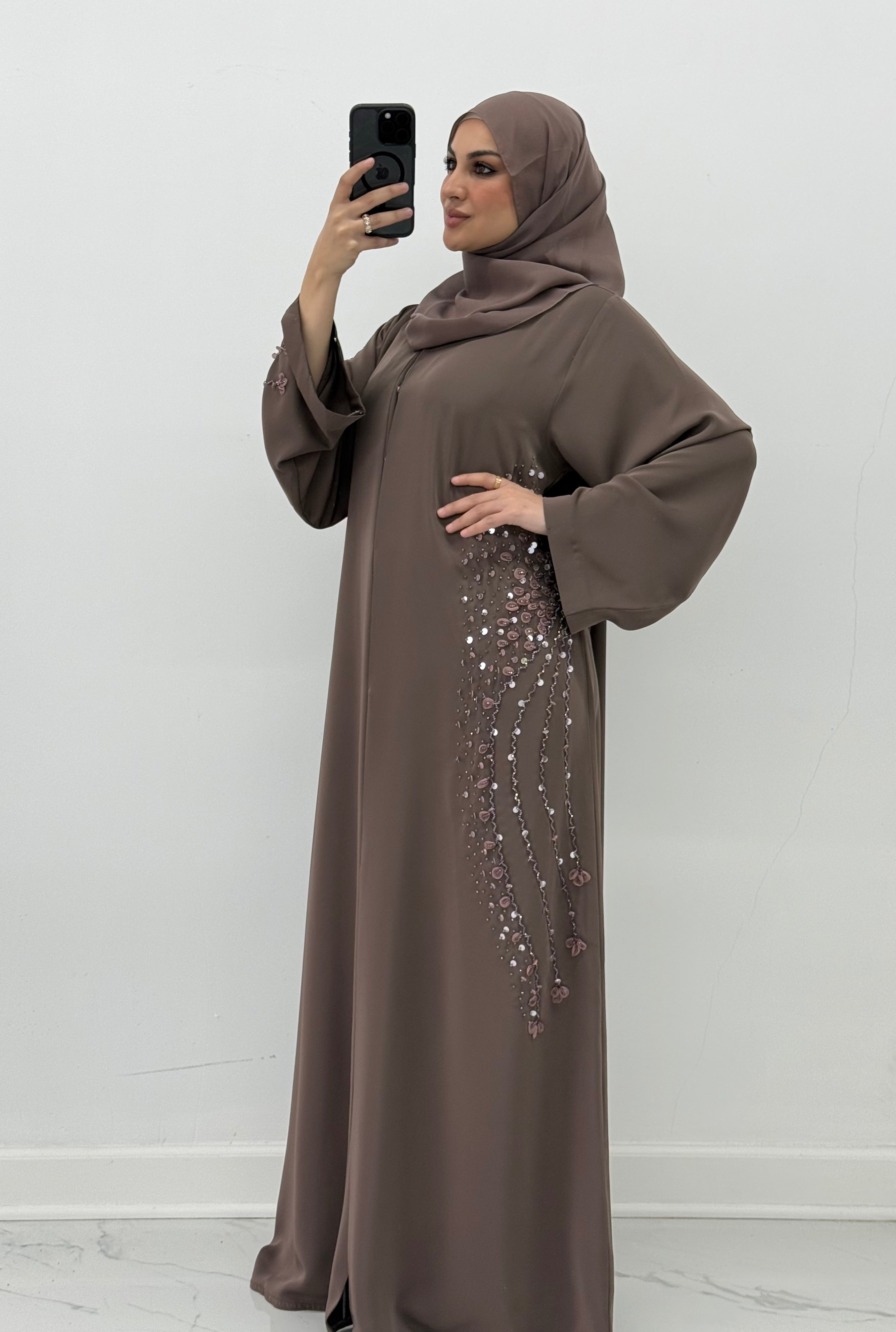 Ethereal Cascade Abaya