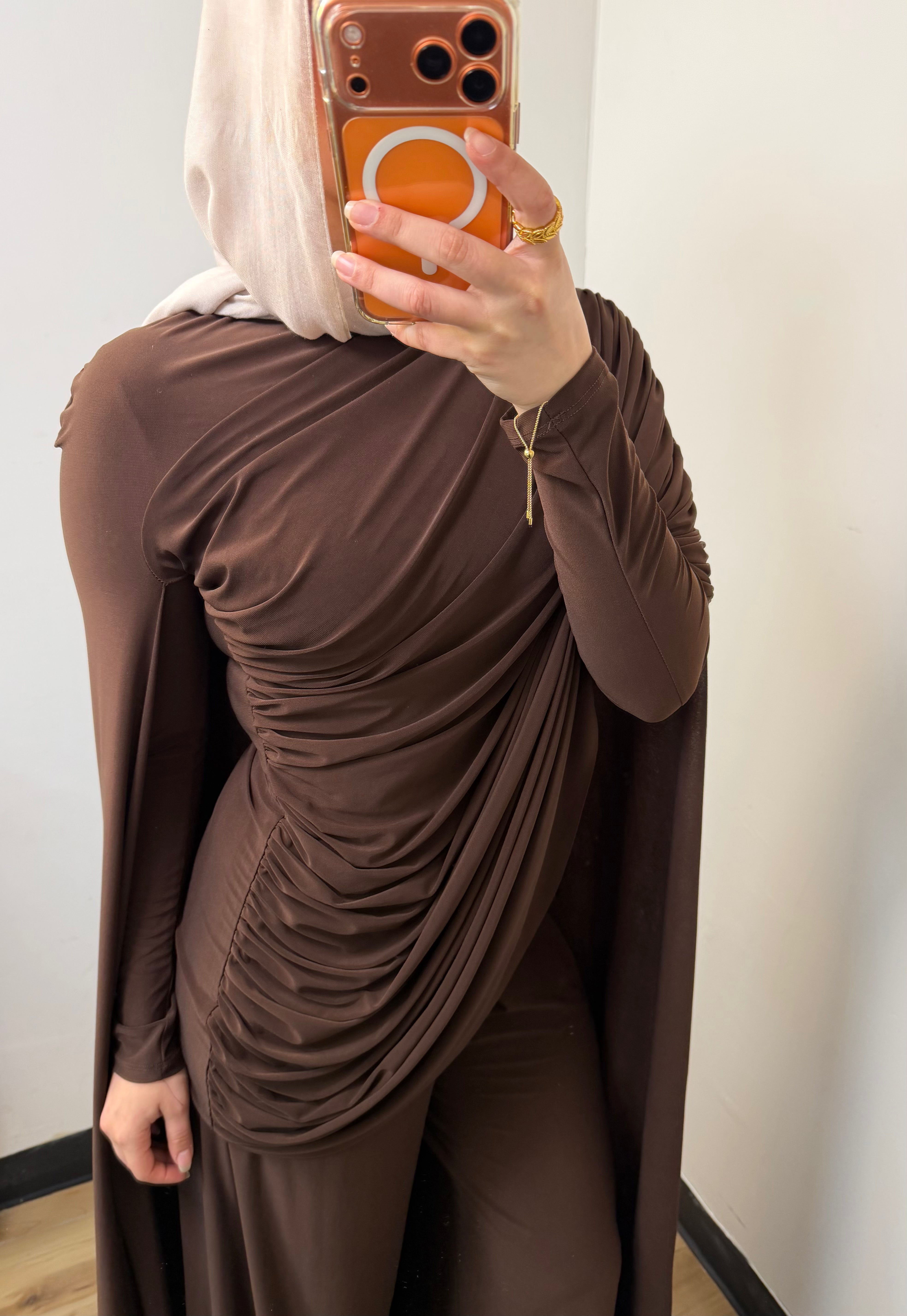 Draped Cape Co-ord Set