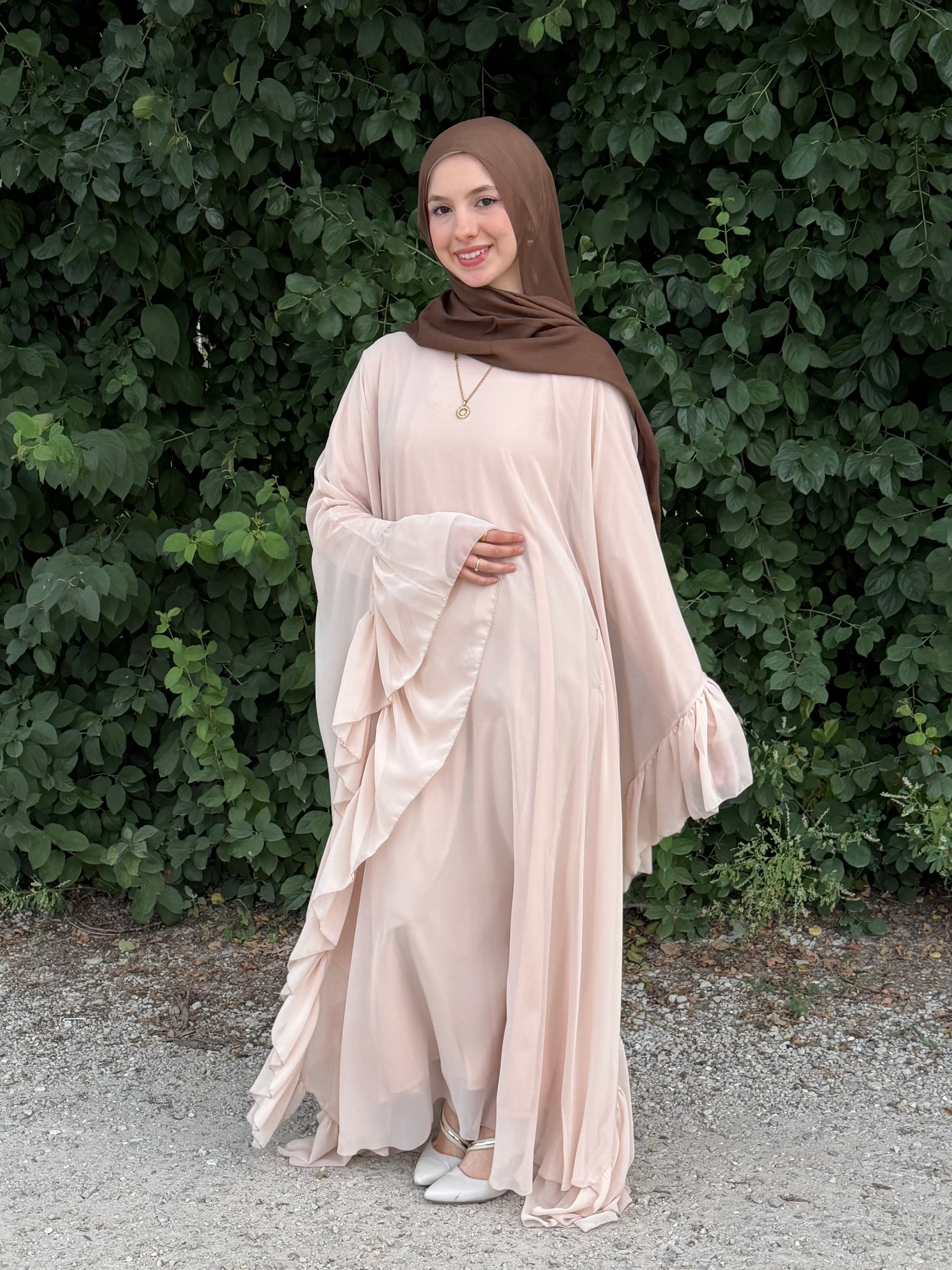 Layana Ruffle Abaya