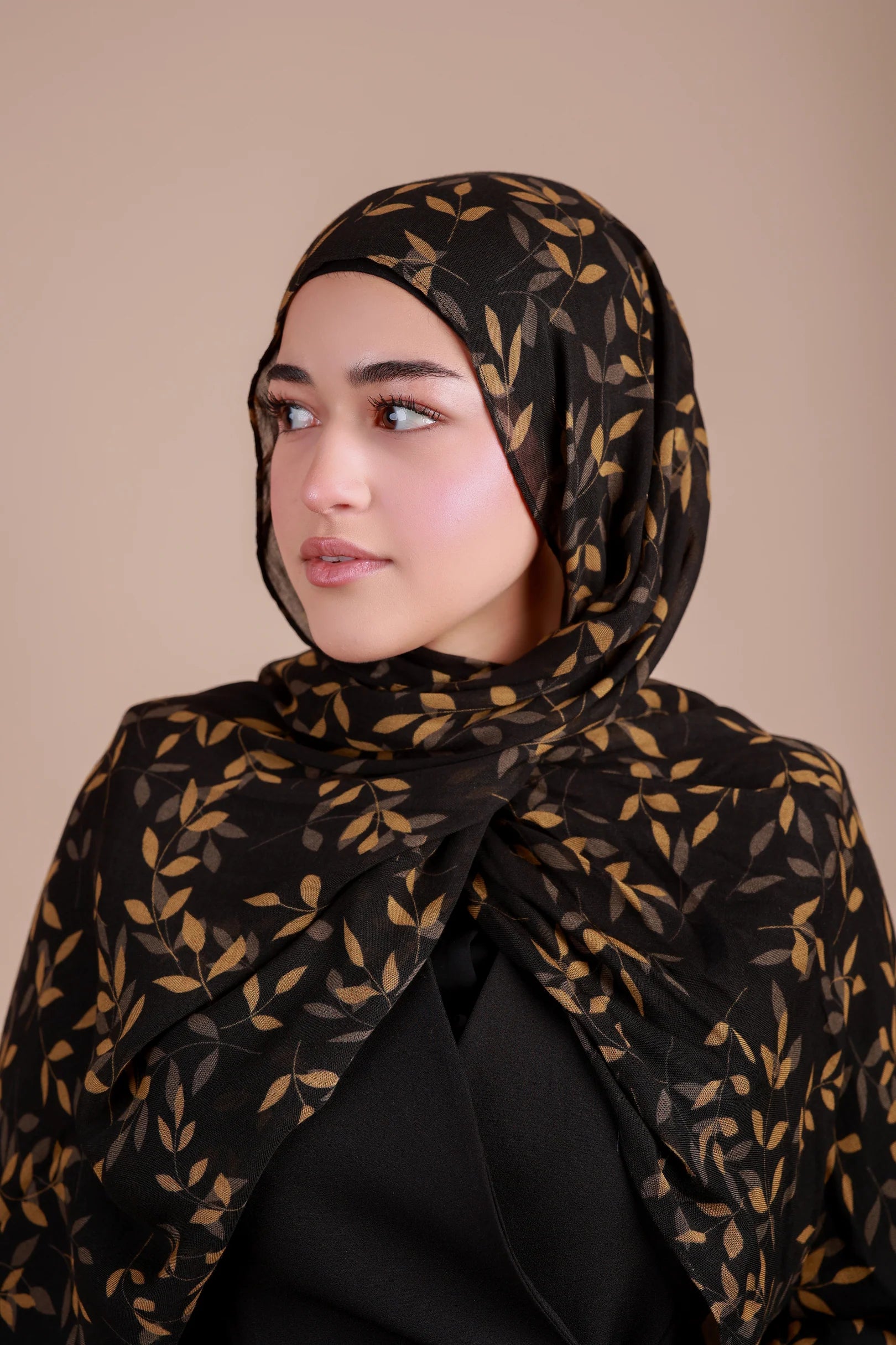 Printed Modal- Golden vine