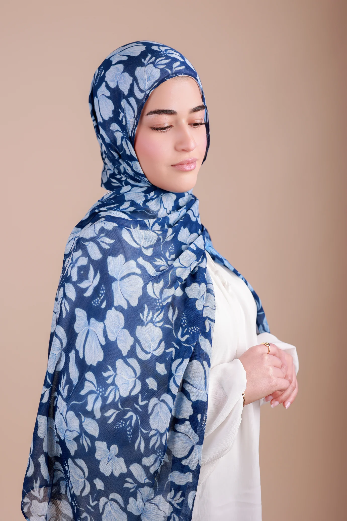 Printed Modal- Ocean Petals