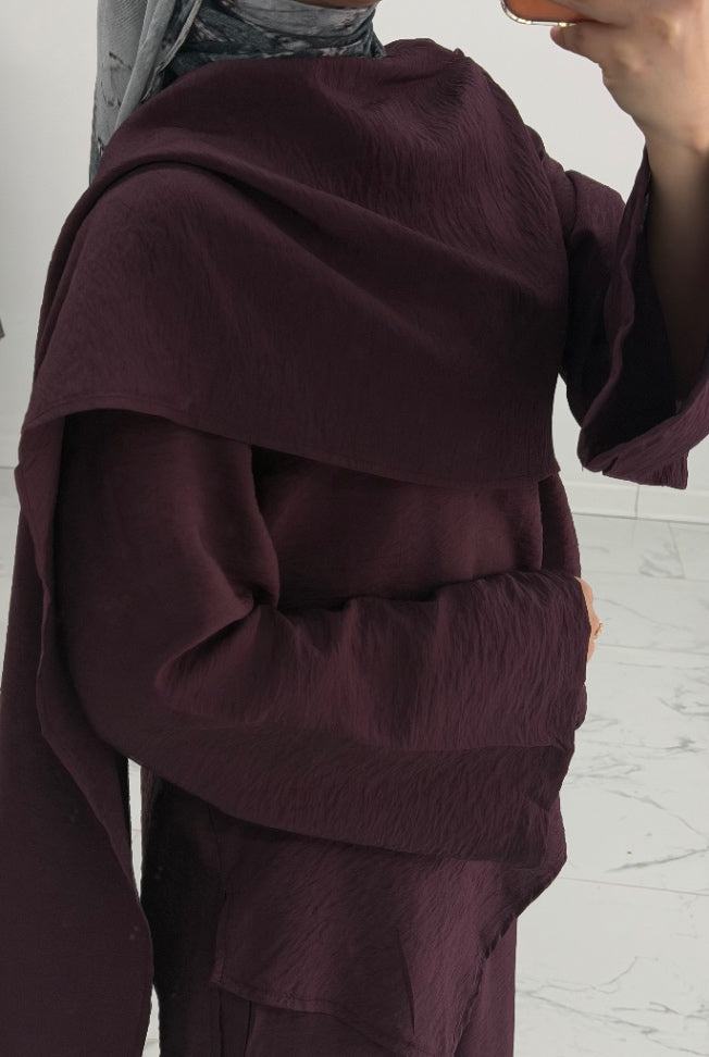 Drape Co-ord set Black