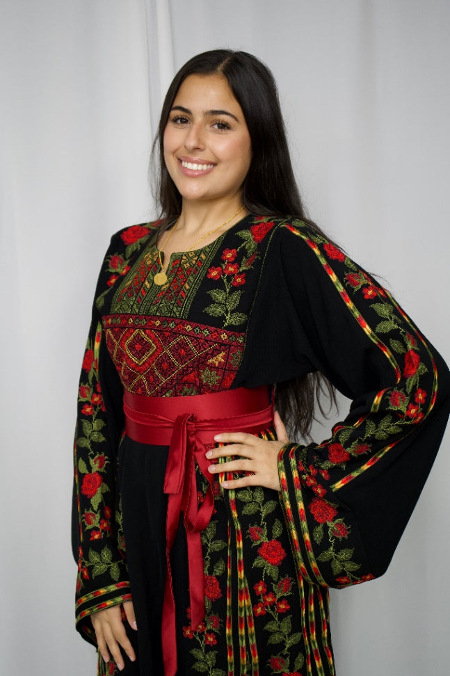 Rose of Jenin Thobe Black