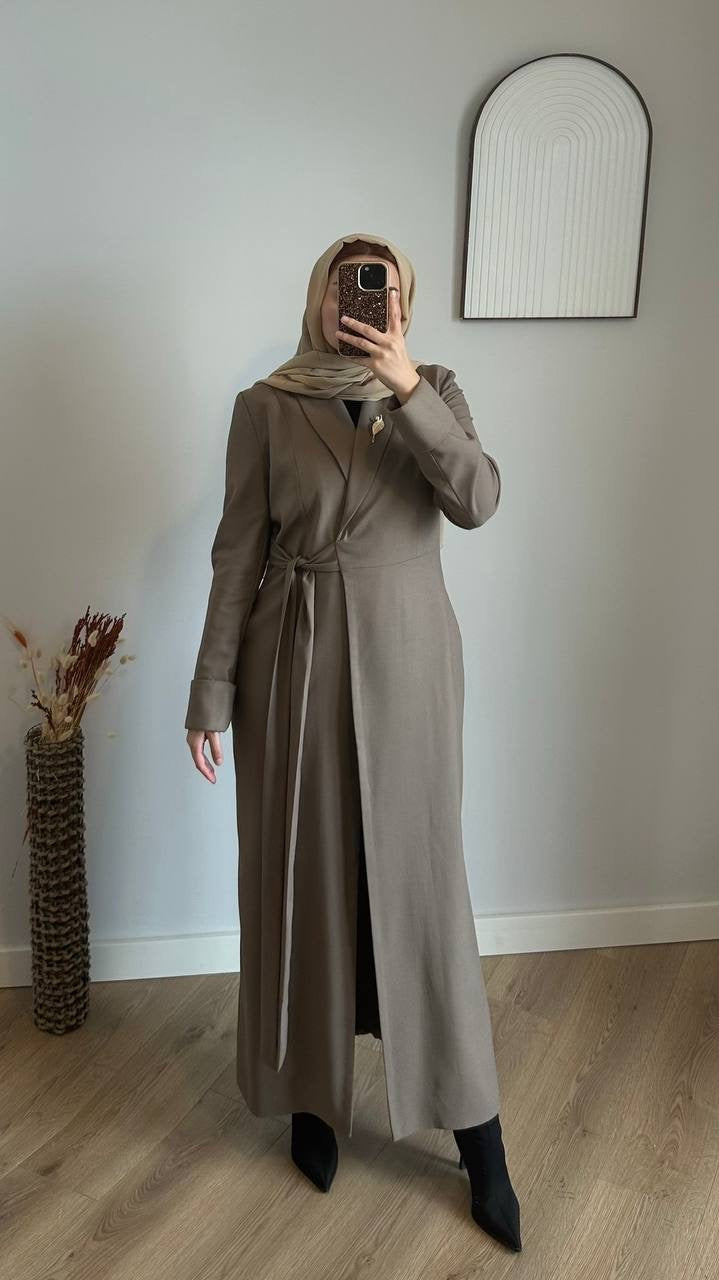 Luna Structured Trench Orange