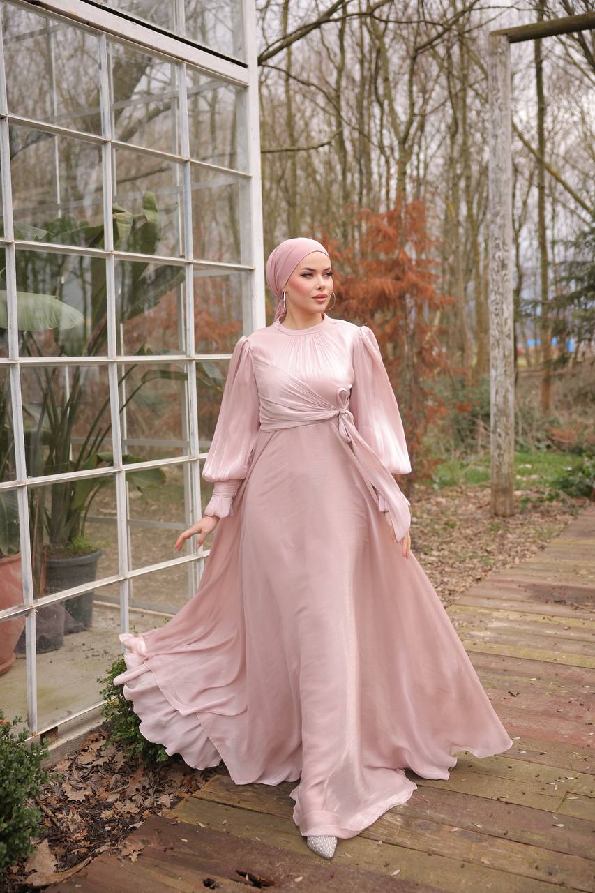 Hala Maxi Gown Blush Pink