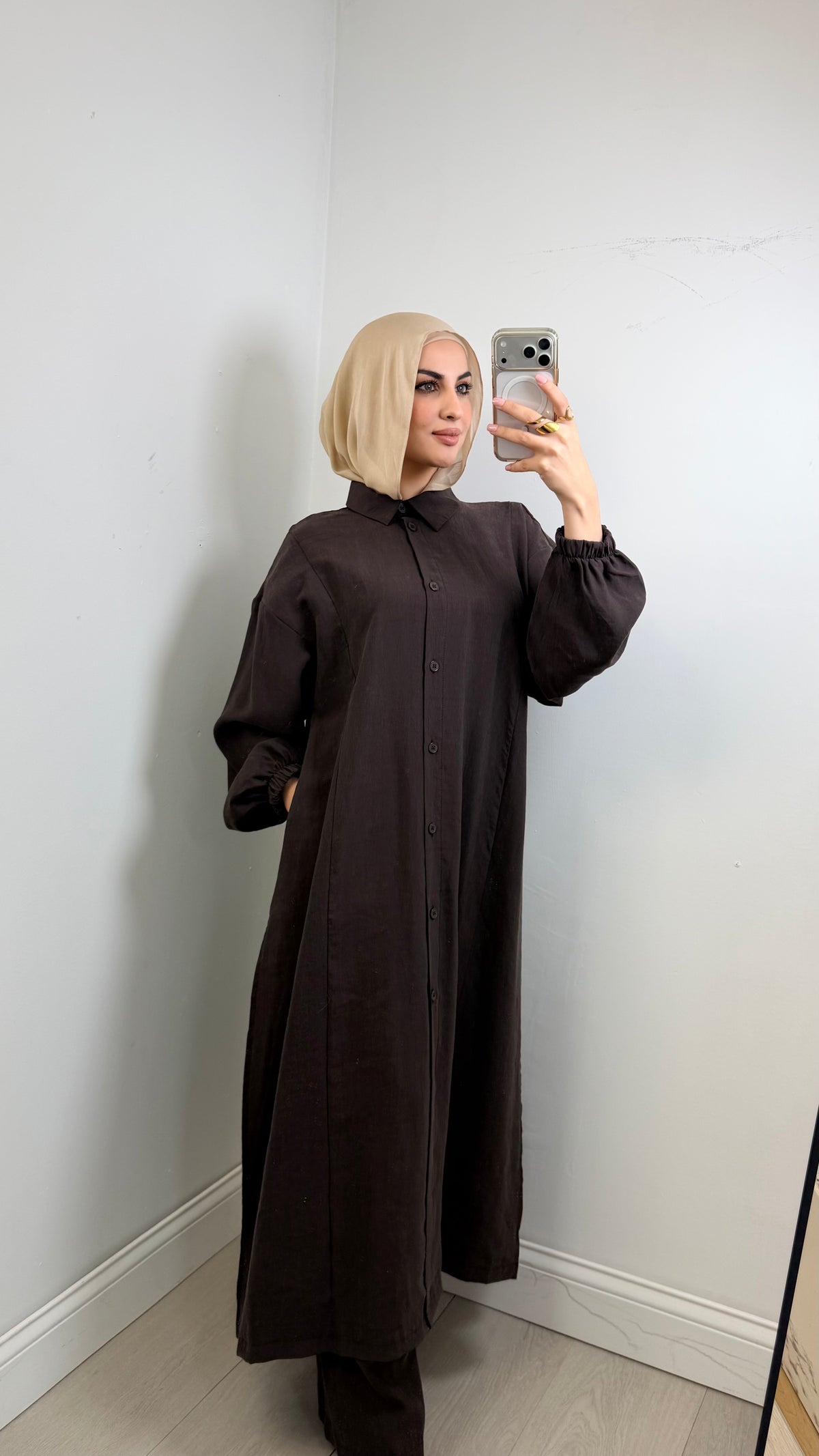 Wafa Espresso Co-ord Set side view