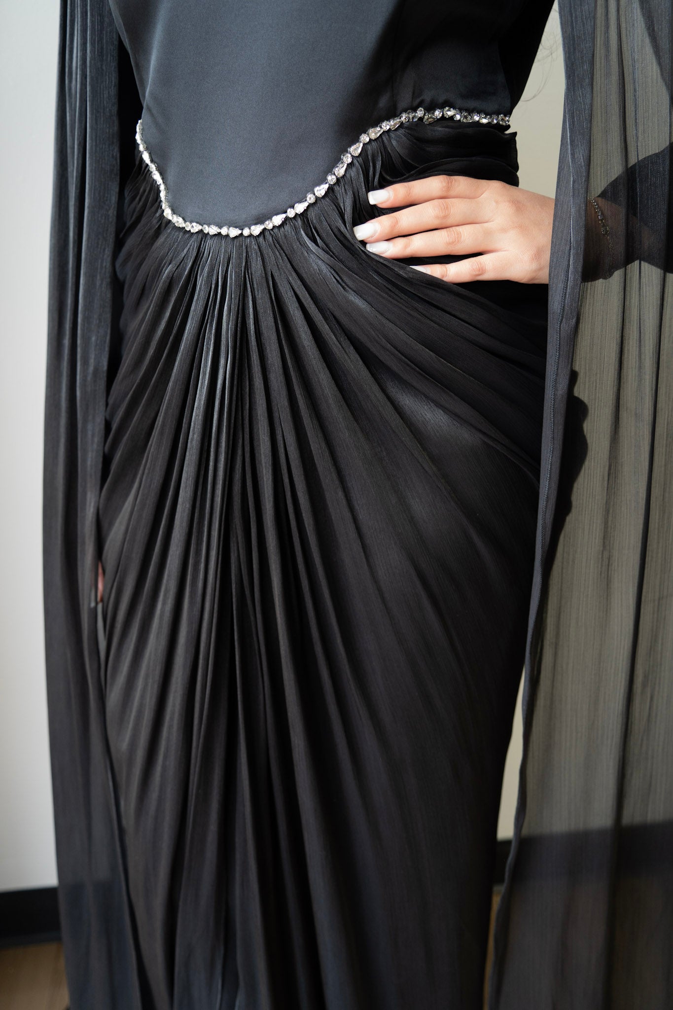 Celestial Cape Gown