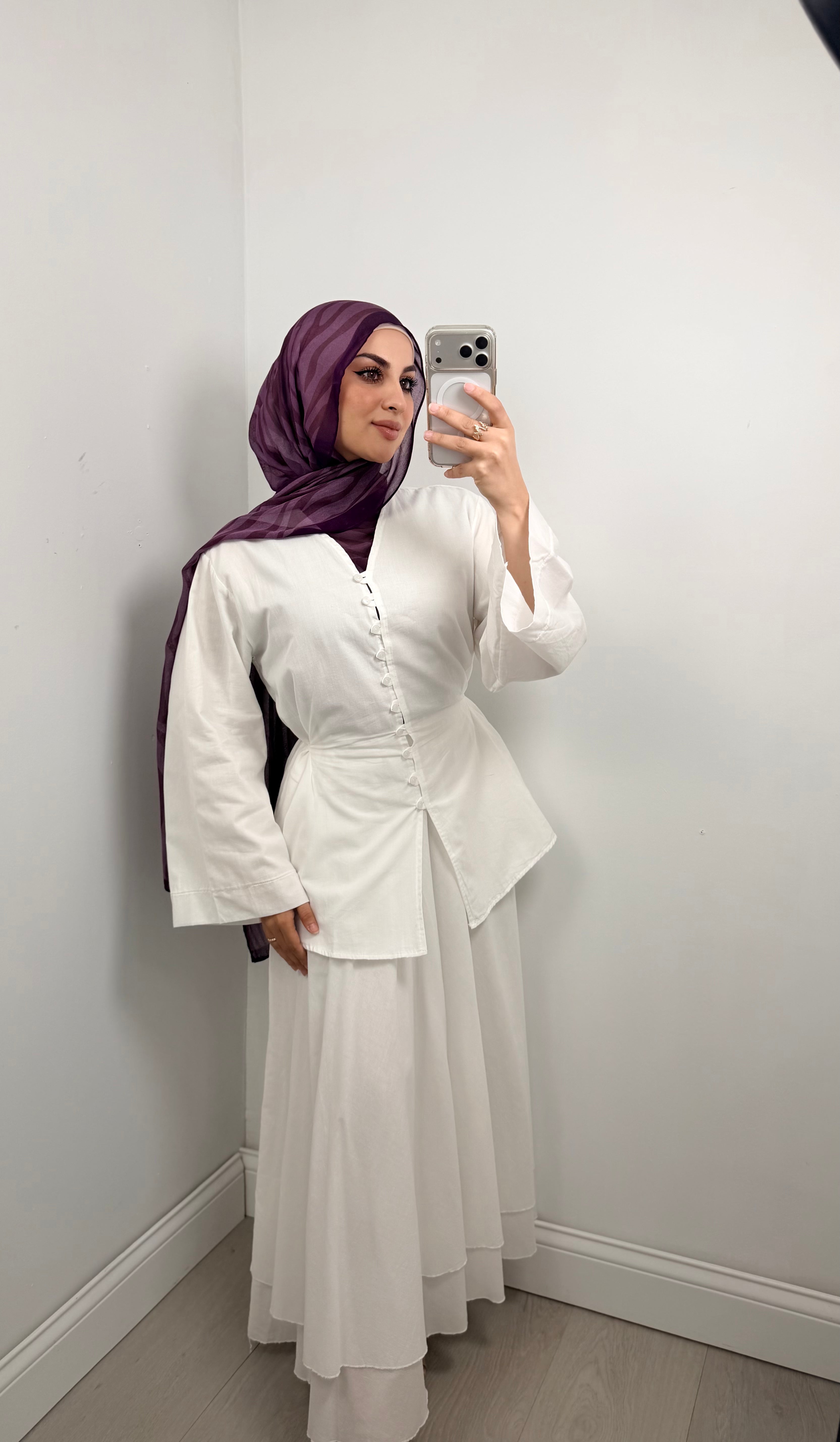 Dalia Button Skirt Co-ord Set