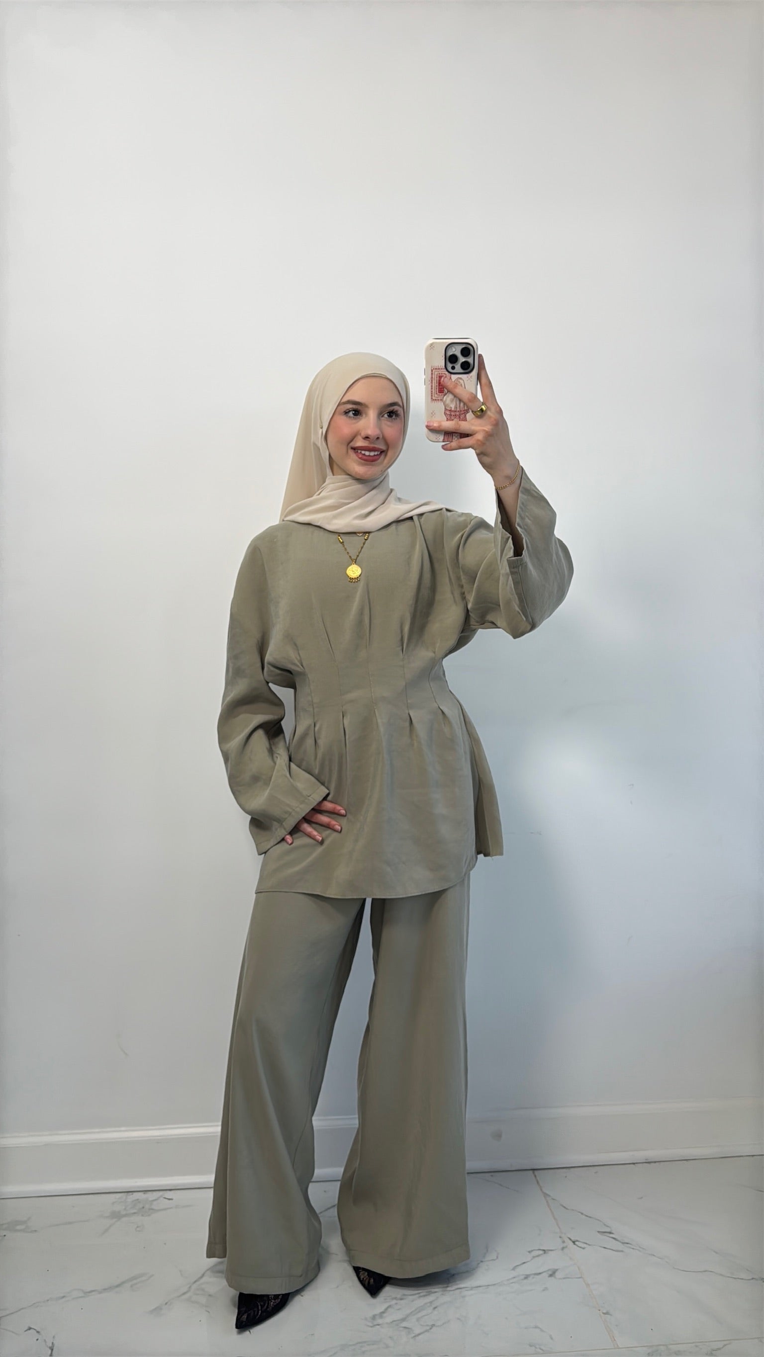 Noor Pleated Co-ord Set
