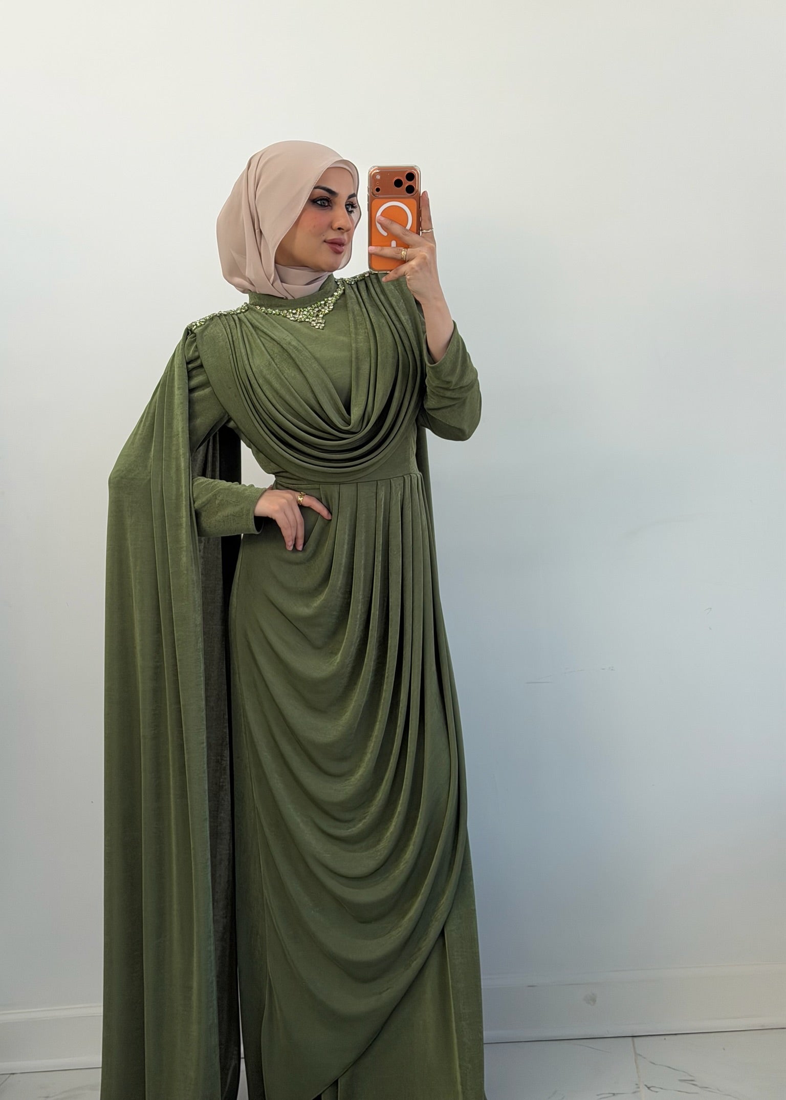 Noor Drape Gown
