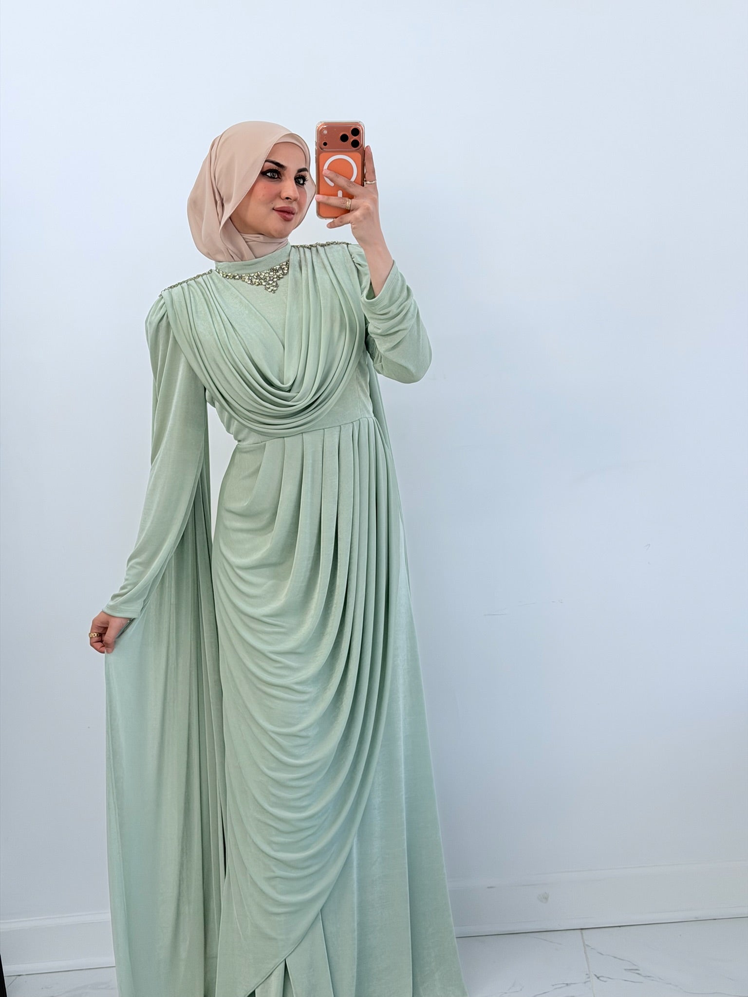 Noor Drape Gown