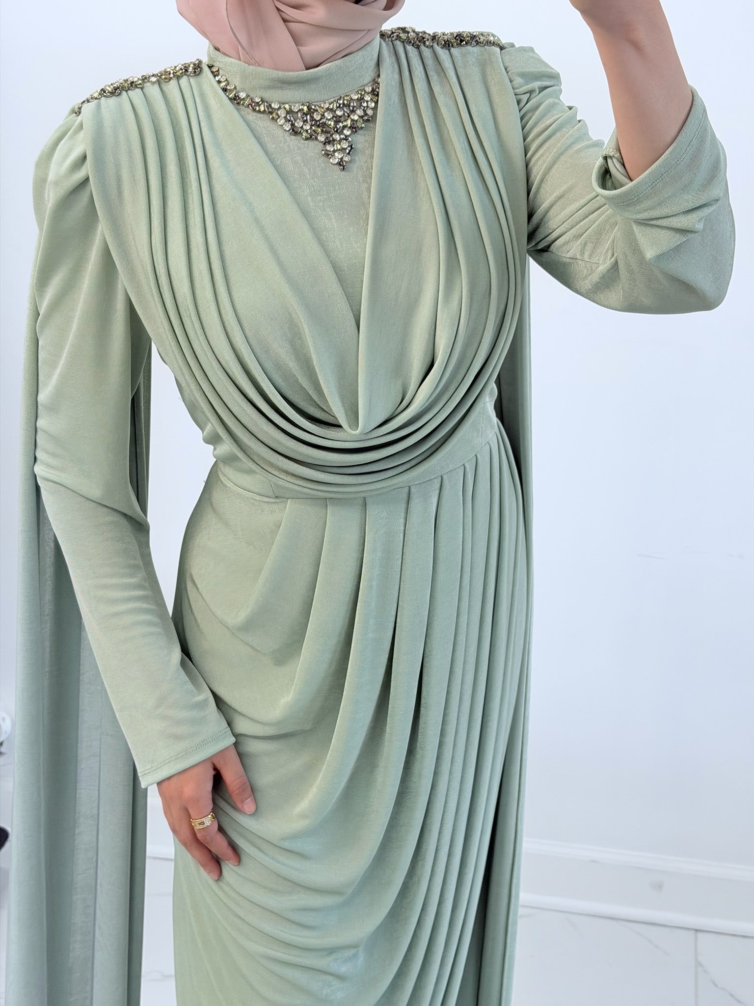 Noor Drape Gown