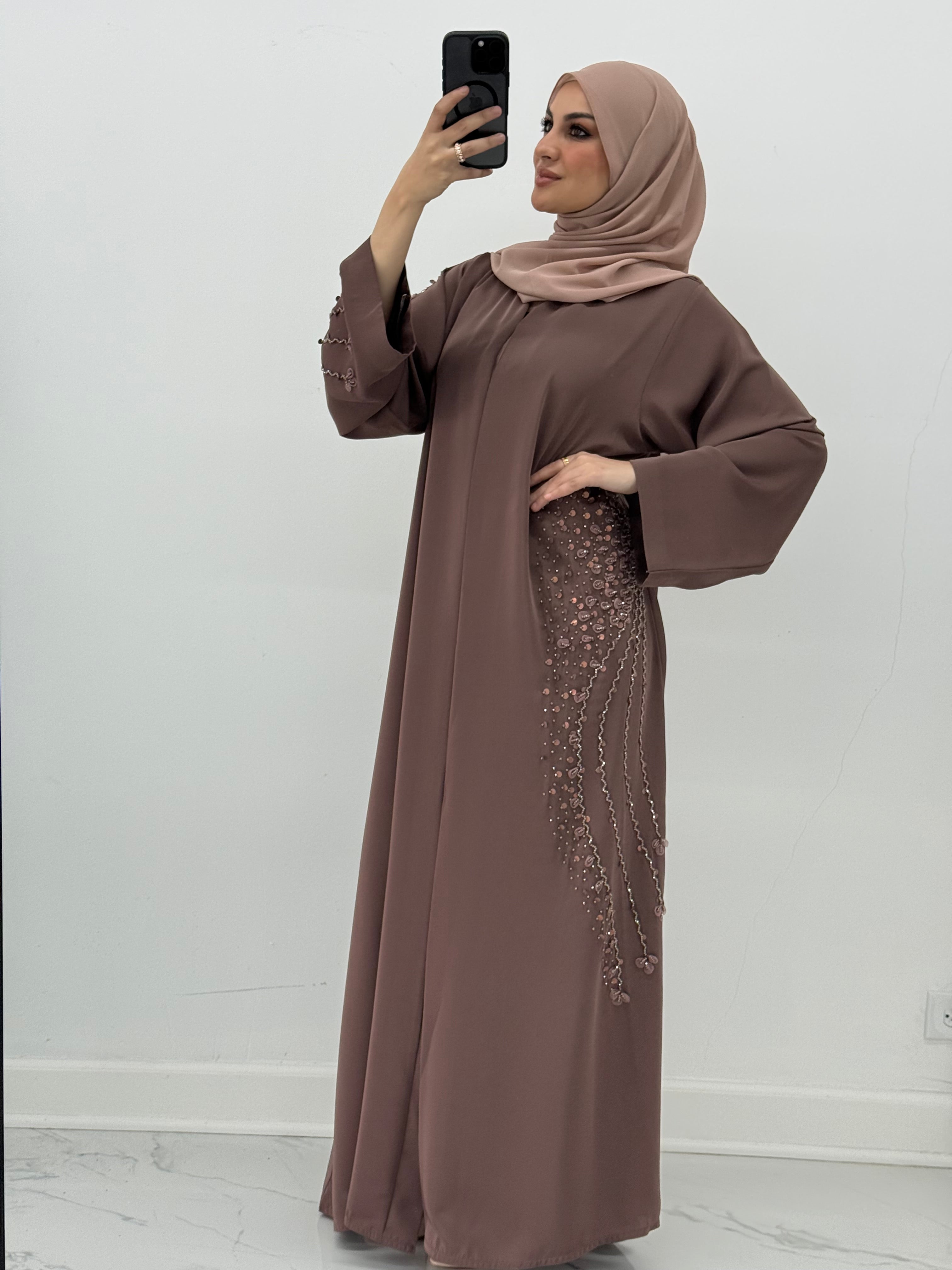 Ethereal Cascade Abaya