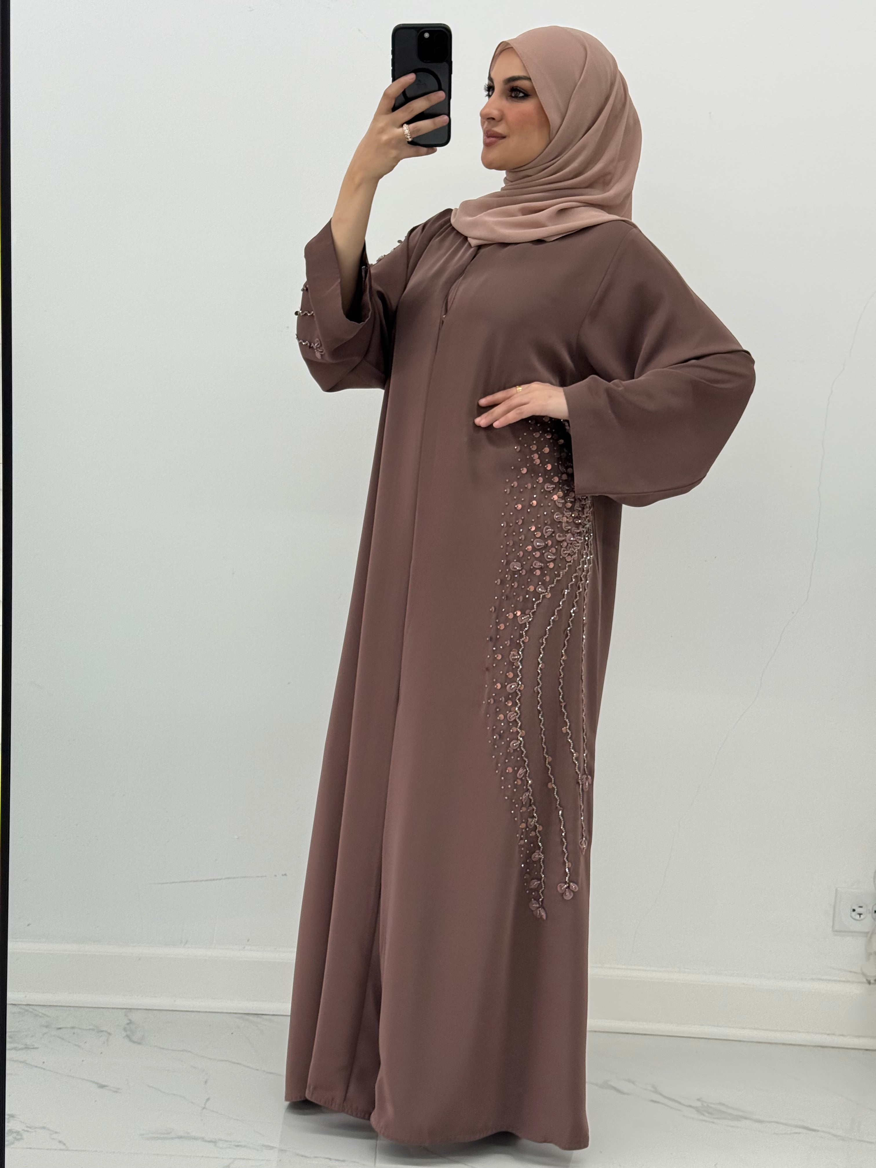 Ethereal Cascade Abaya
