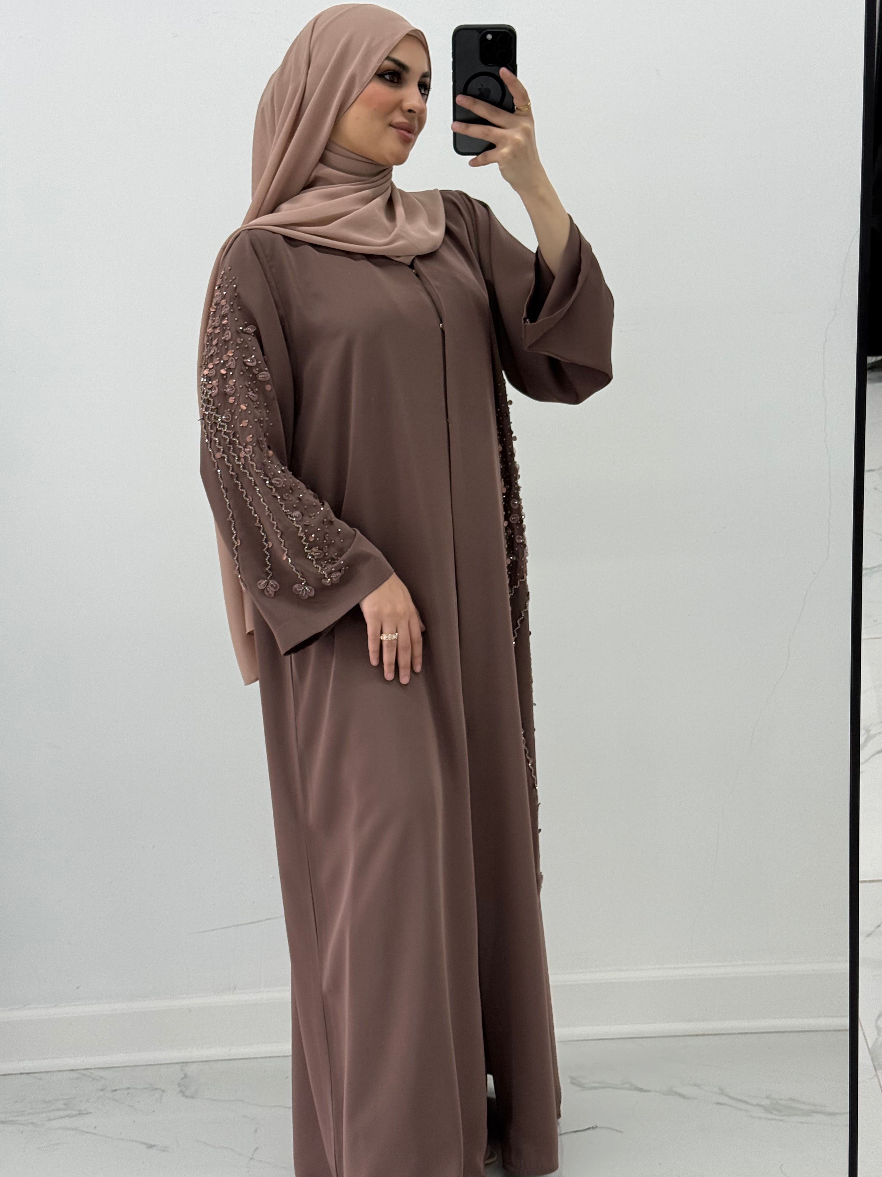 Ethereal Cascade Abaya