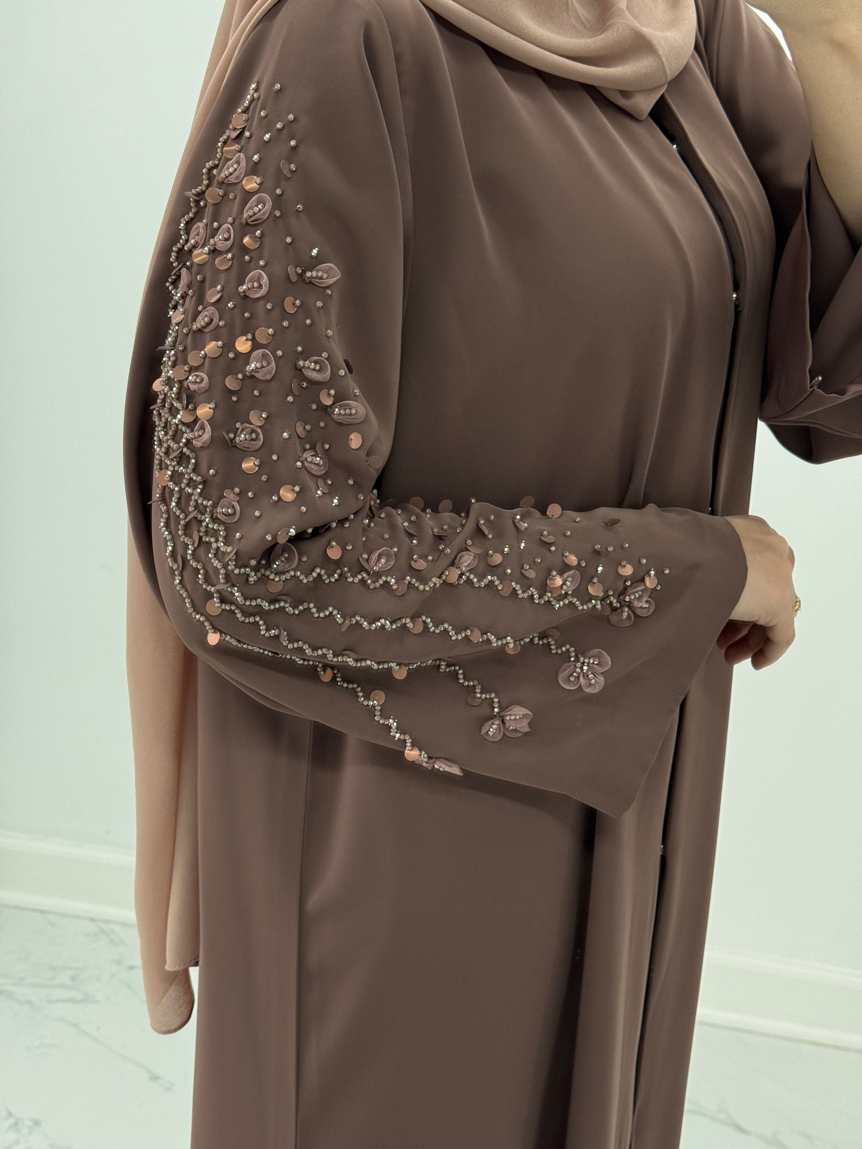 Ethereal Cascade Abaya