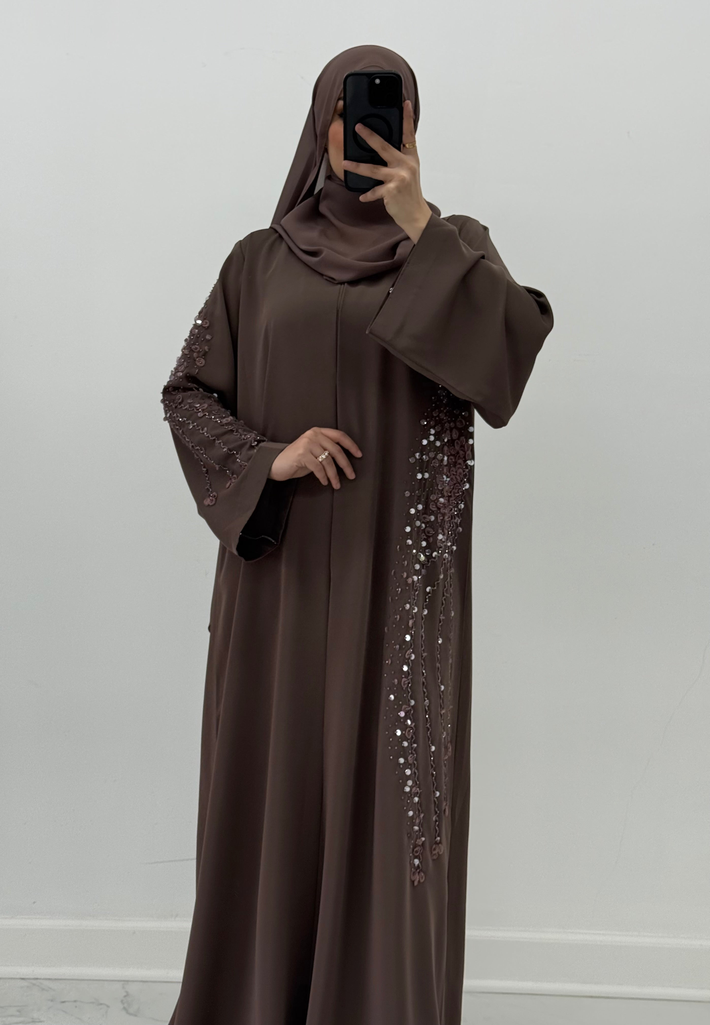 Ethereal Cascade Abaya