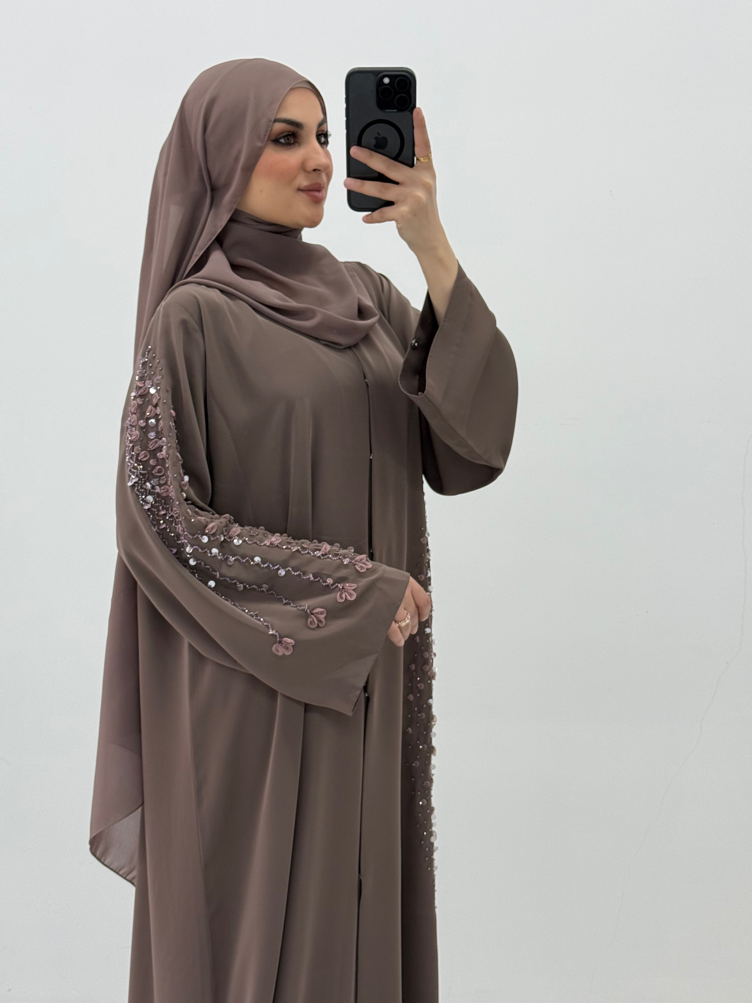 Ethereal Cascade Abaya