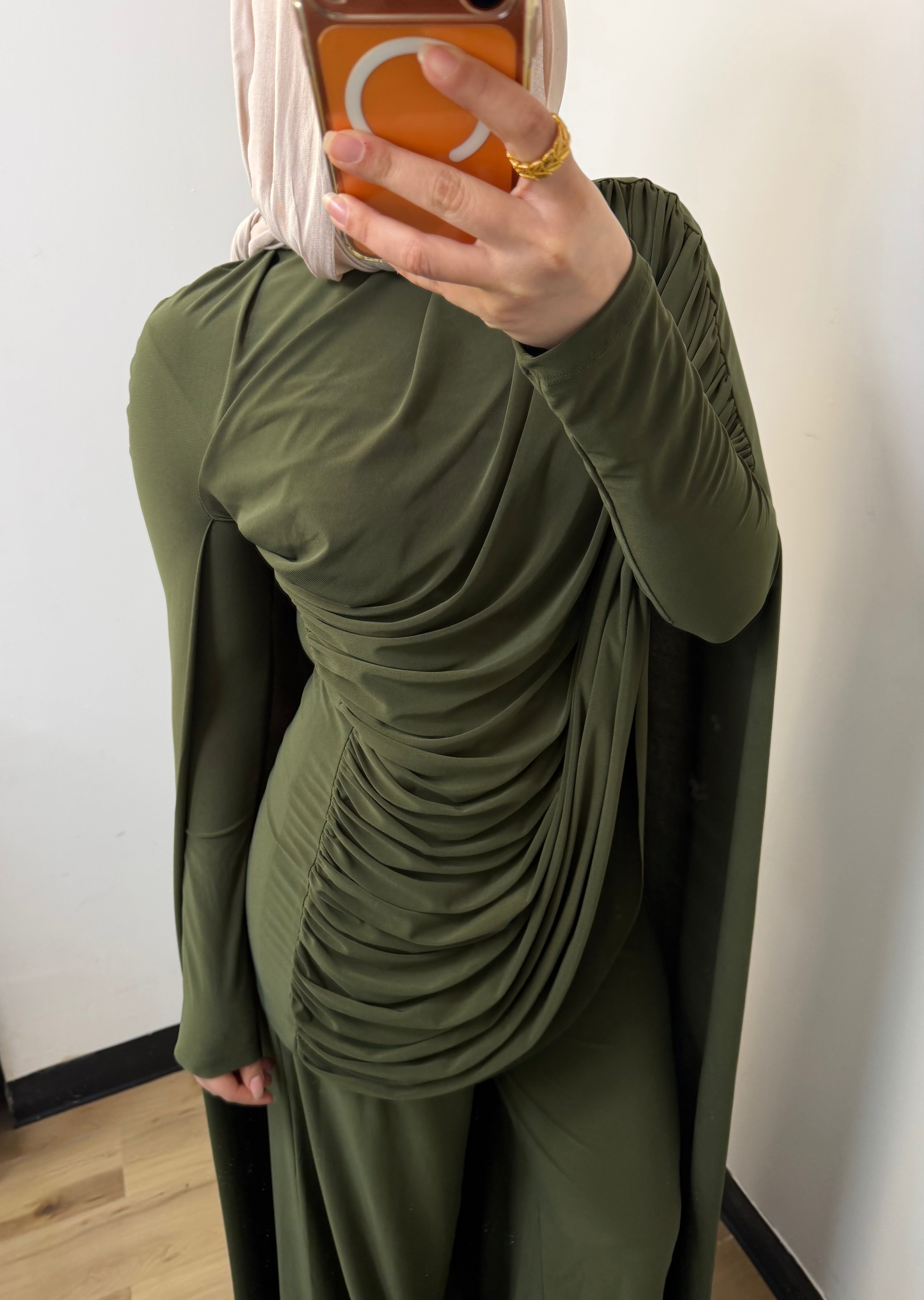 Draped Cape Co-ord Set