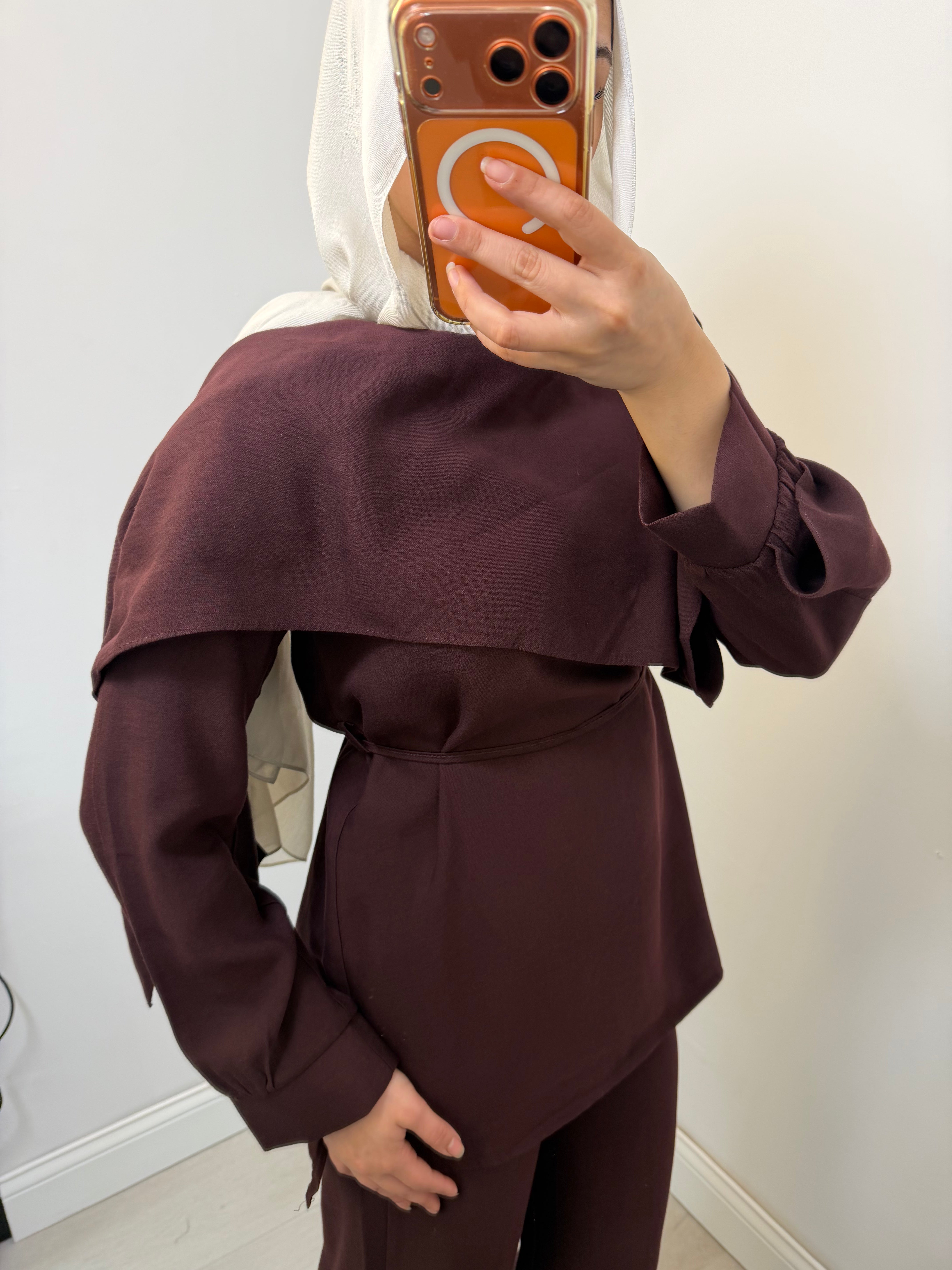 Zaina Drape Overlay Co-ord Set