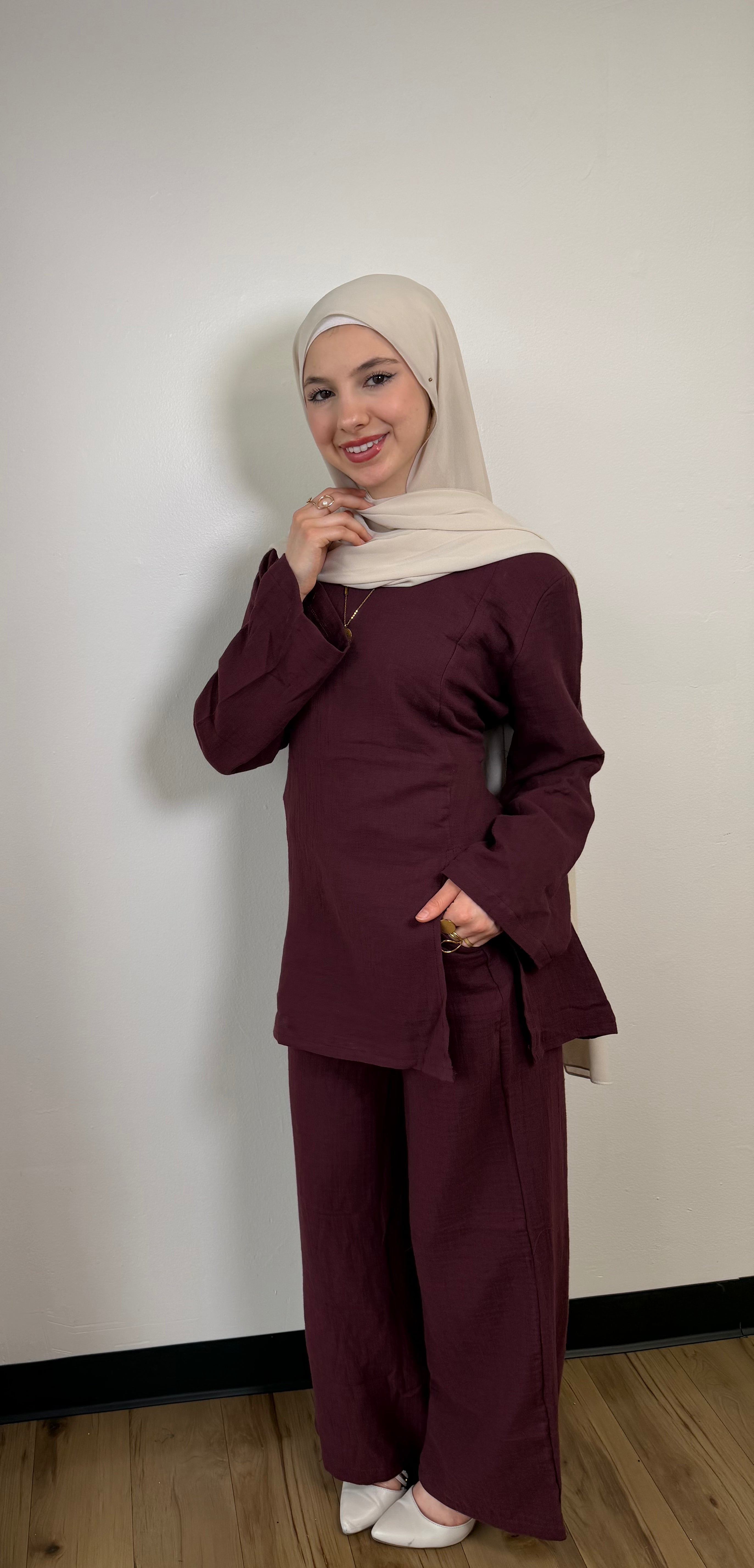 Lina Wide-Leg Co-Ord Set