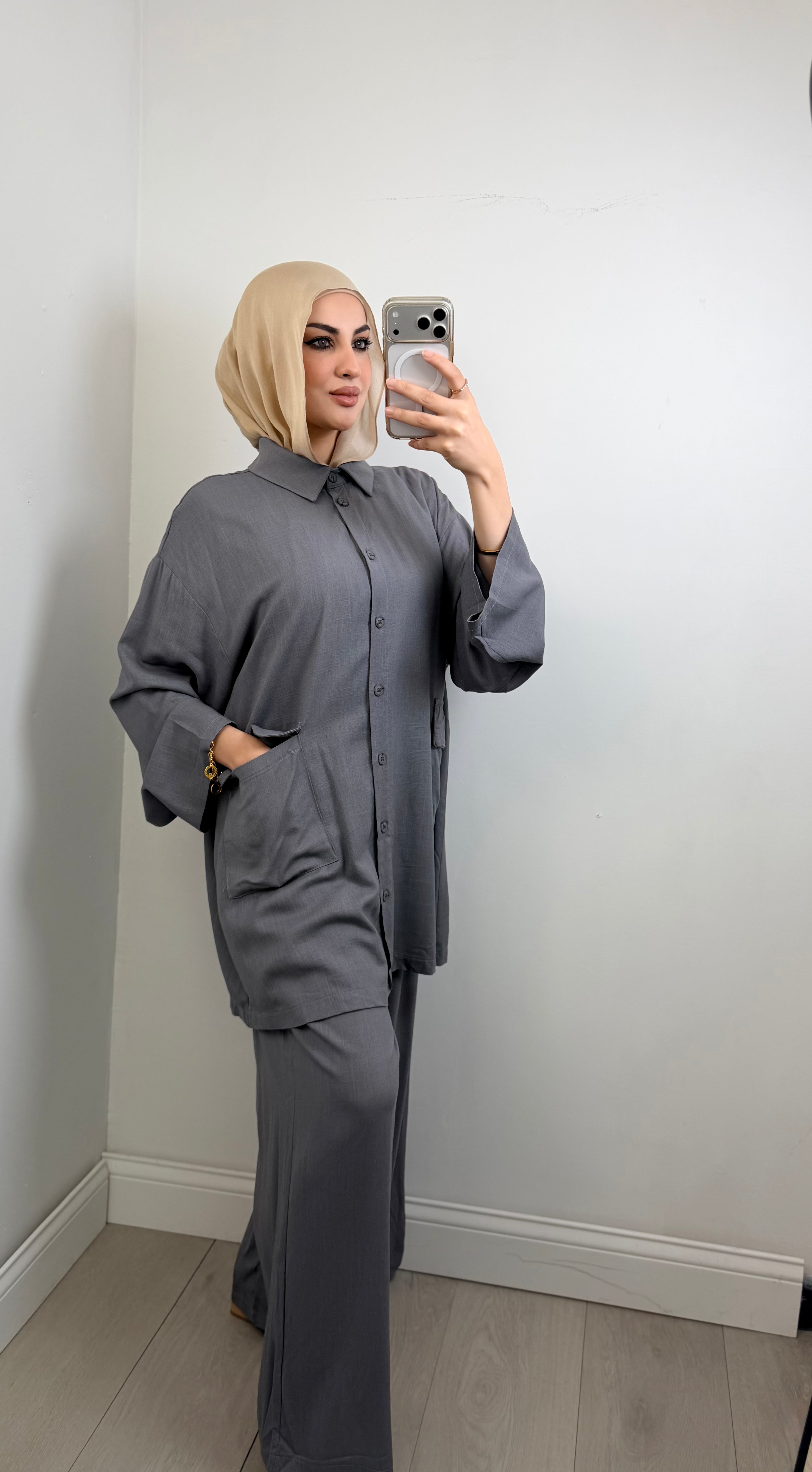 Sana Relaxed Button-Down Co-Ord Set
