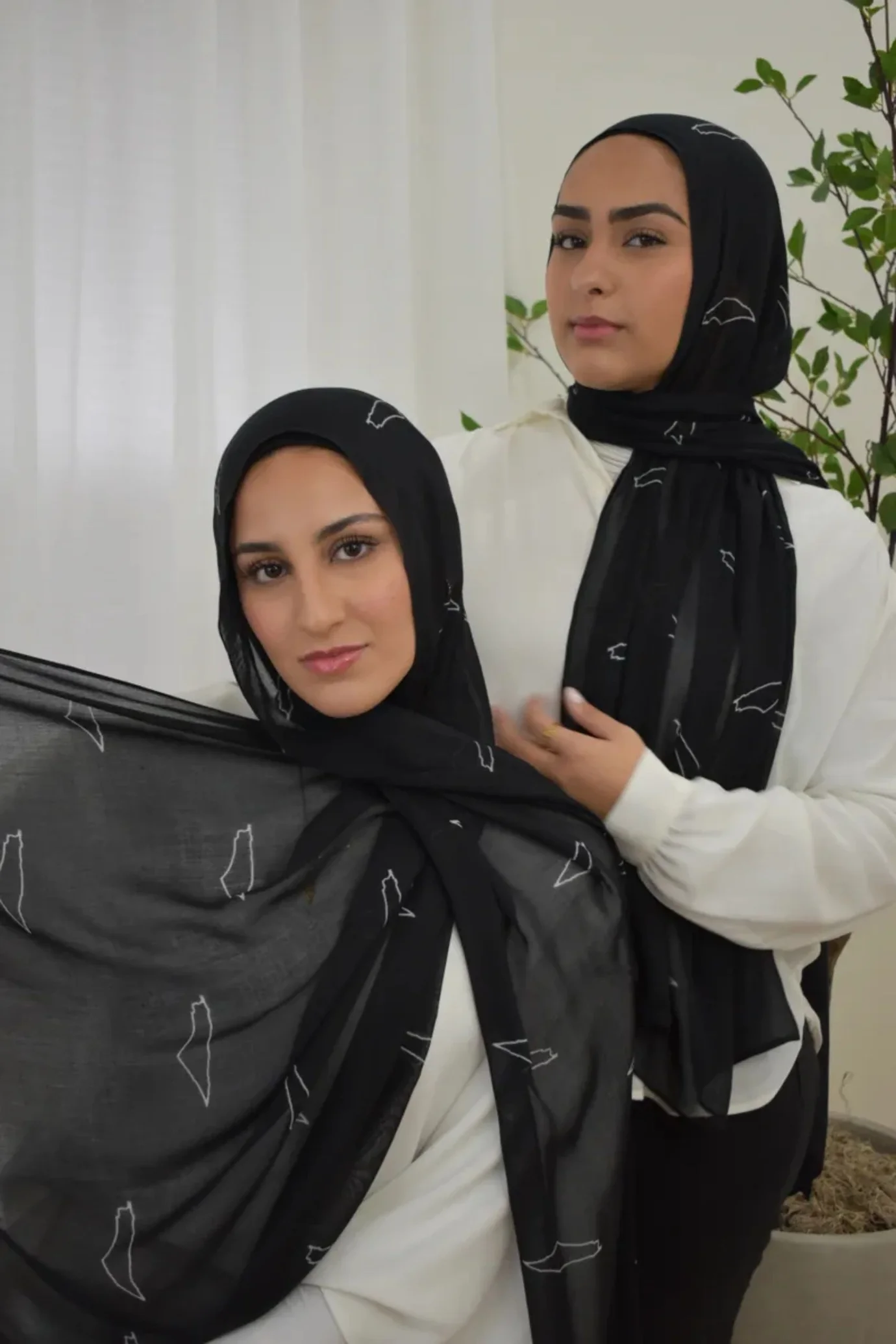 Printed Modal- Homeland Black