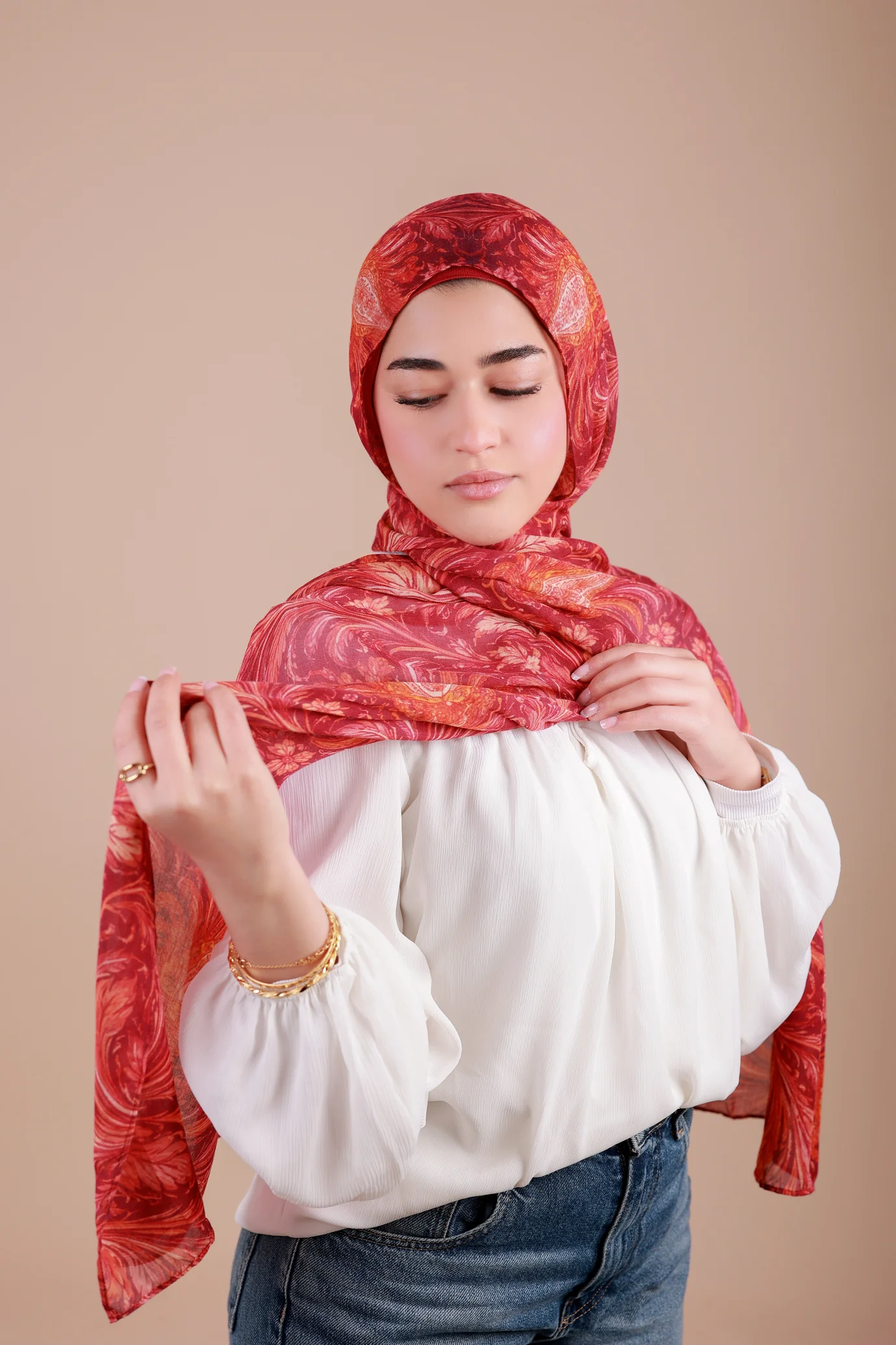 Printed Modal- Persian Sunset