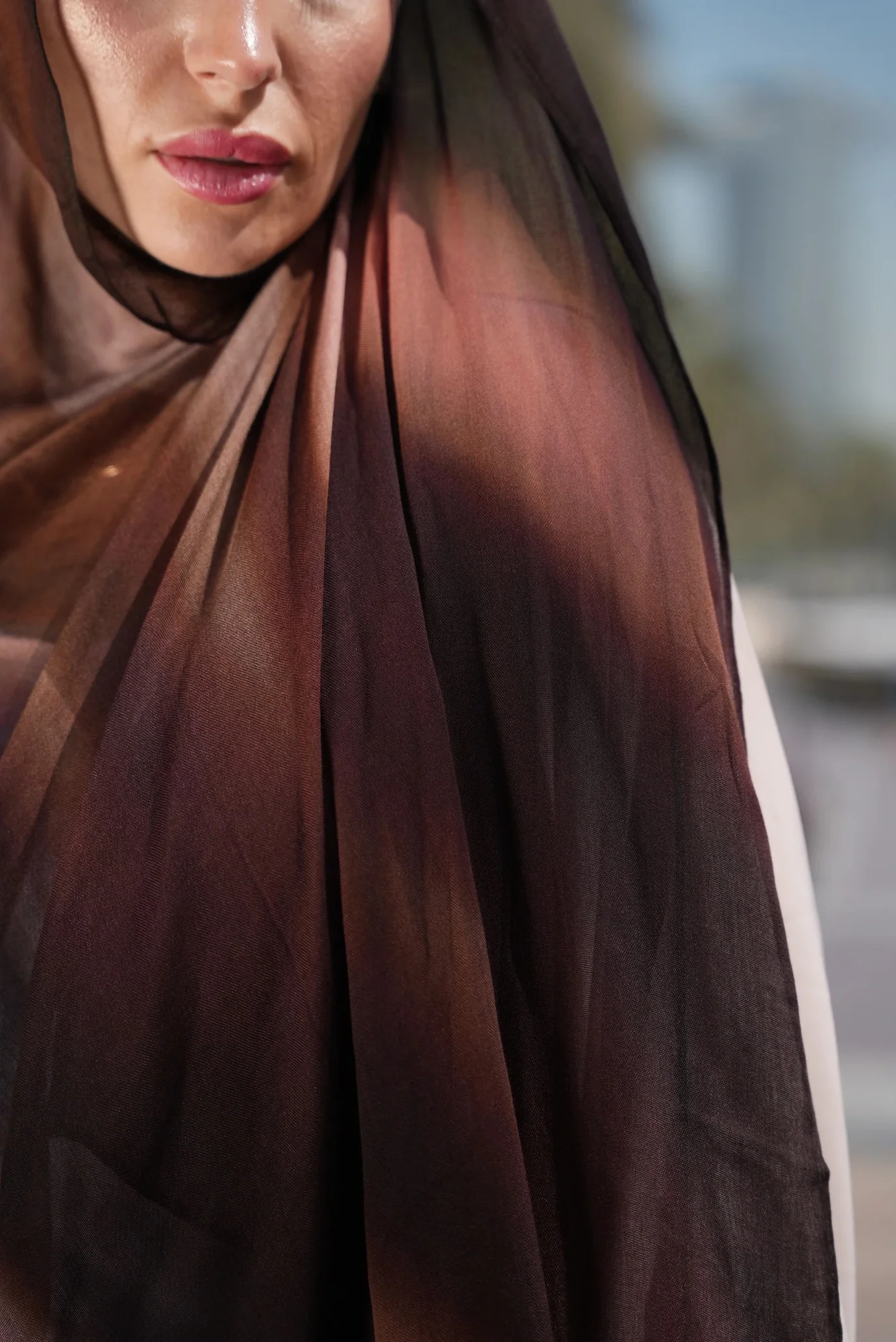 Printed Modal- Mocha Melt