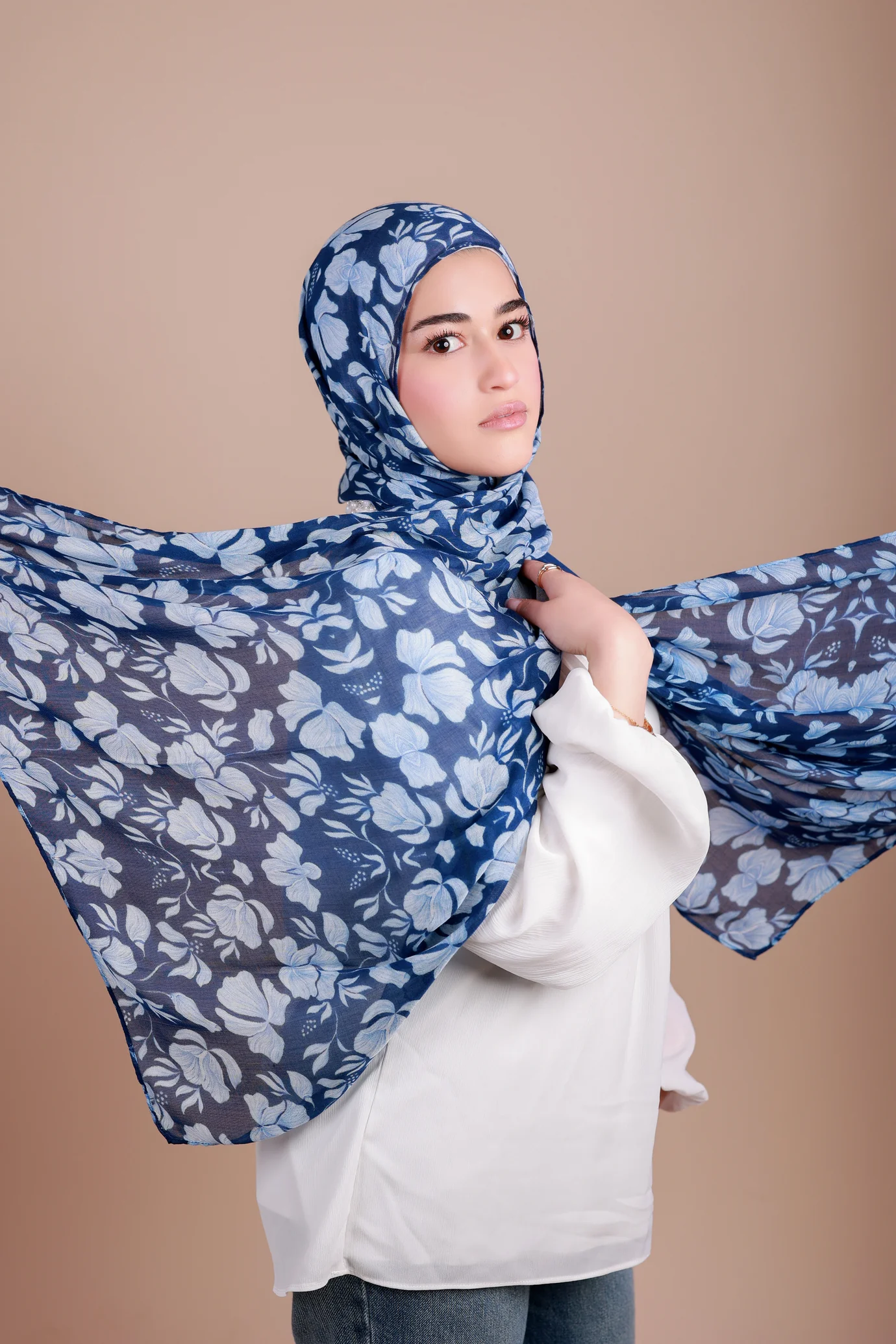 Printed Modal- Ocean Petals