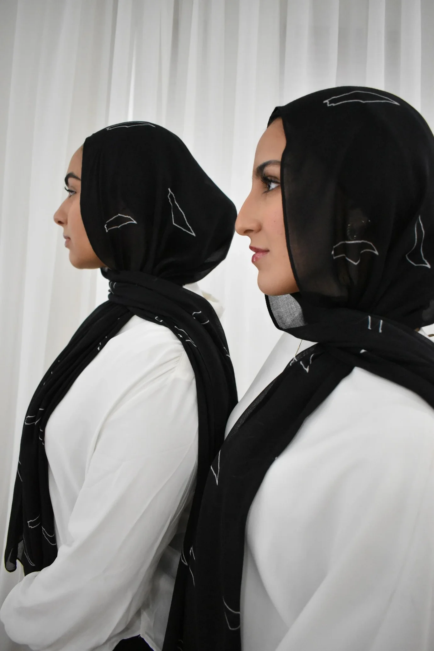 Printed Modal- Homeland Black