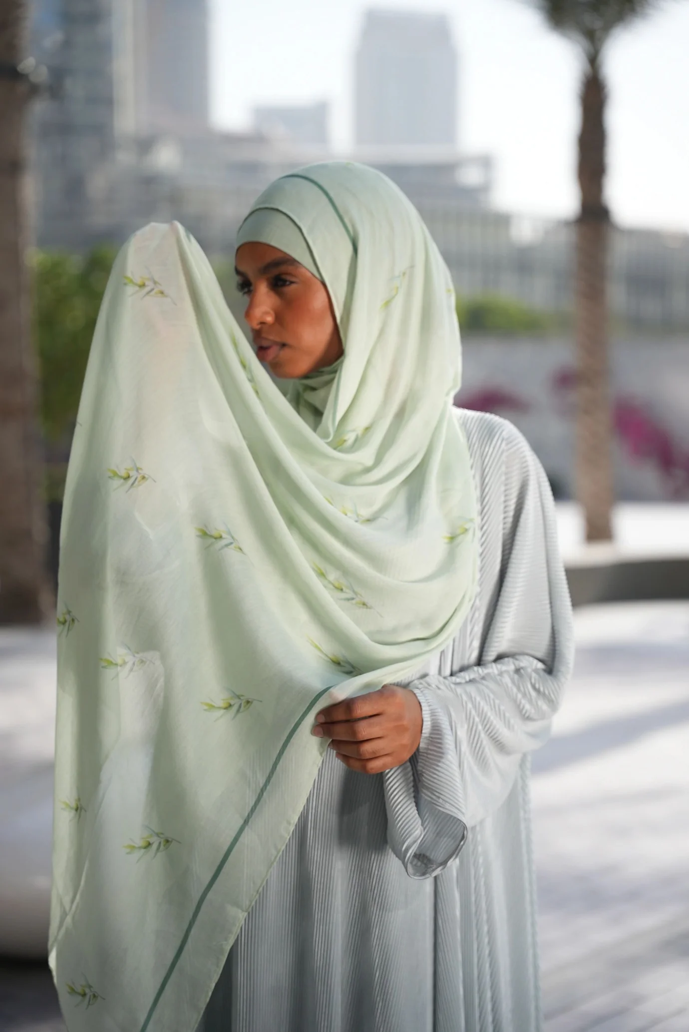 Printed Modal- Zaytoona Sage