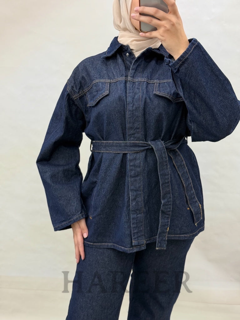 Riwa Denim Set Navy
