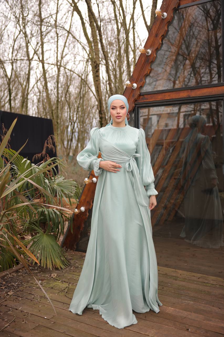 Hala Maxi Gown  Silver