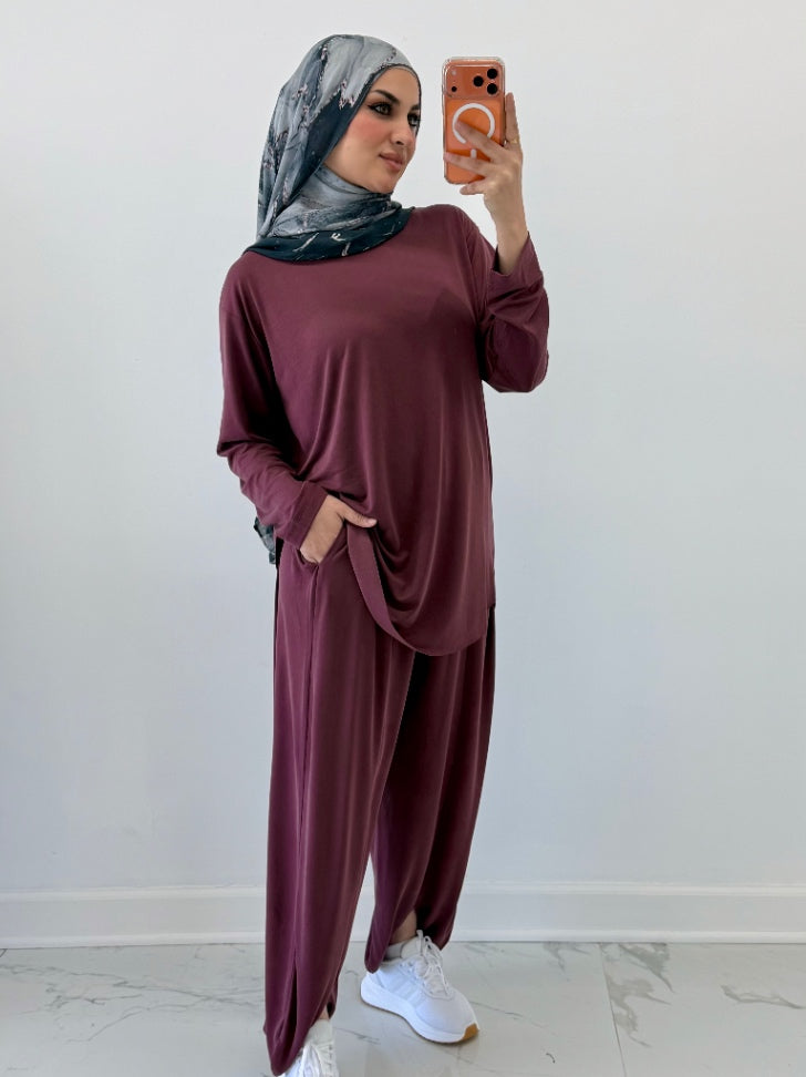 Layal Comfort Set Burgundy