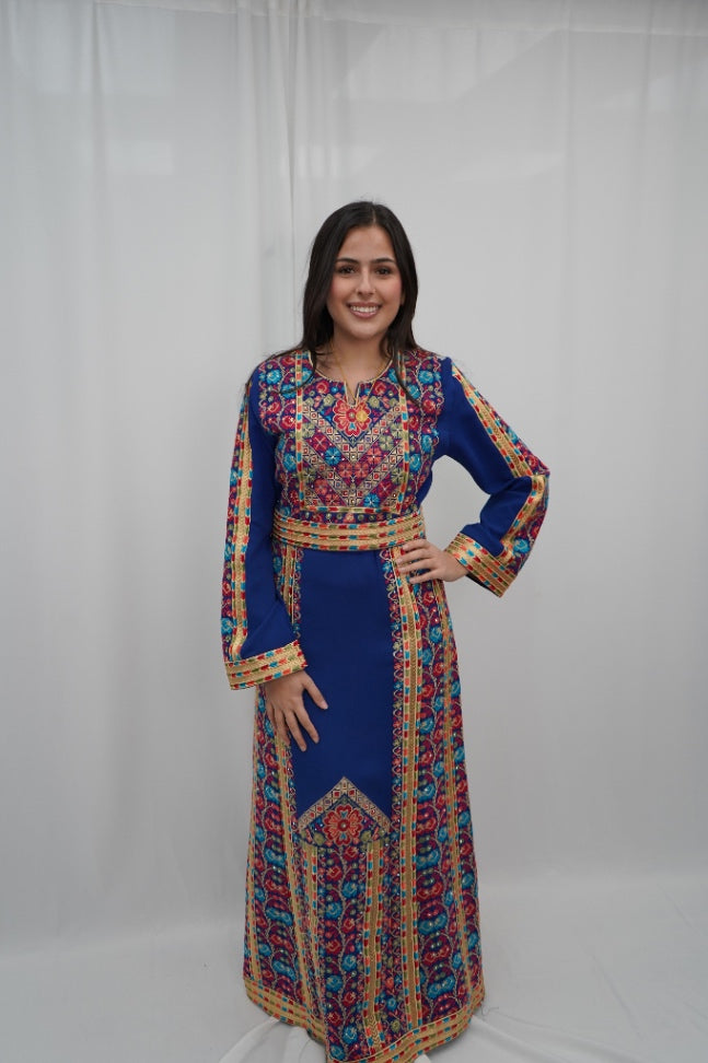 Sabryn Blue Thobe Navy