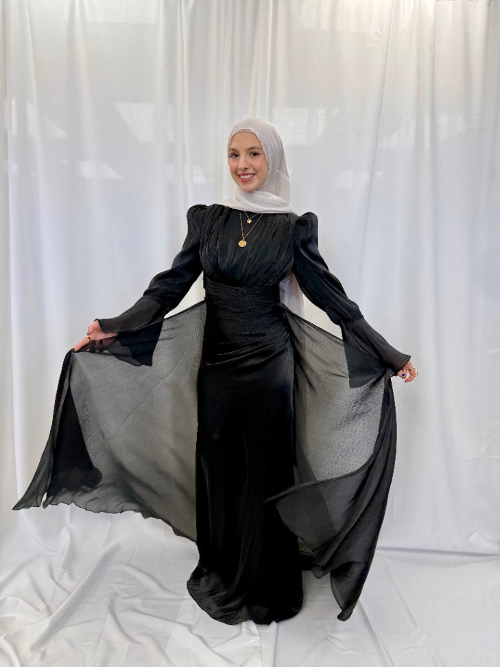 Reem Evening Gown  Black