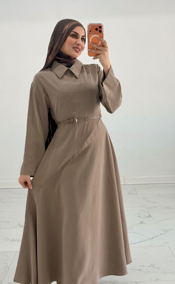 Malak Dress Orange