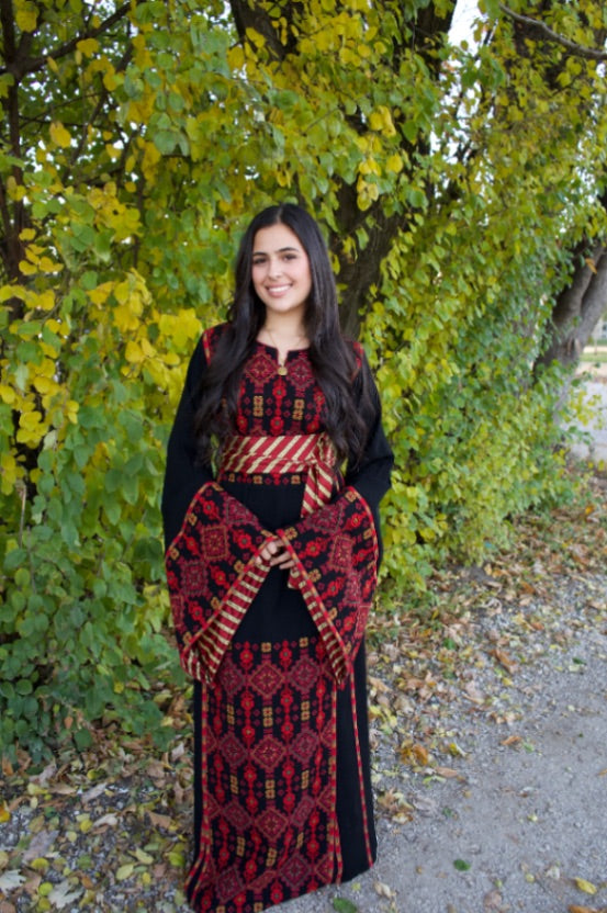 Amal Black Thobe Black