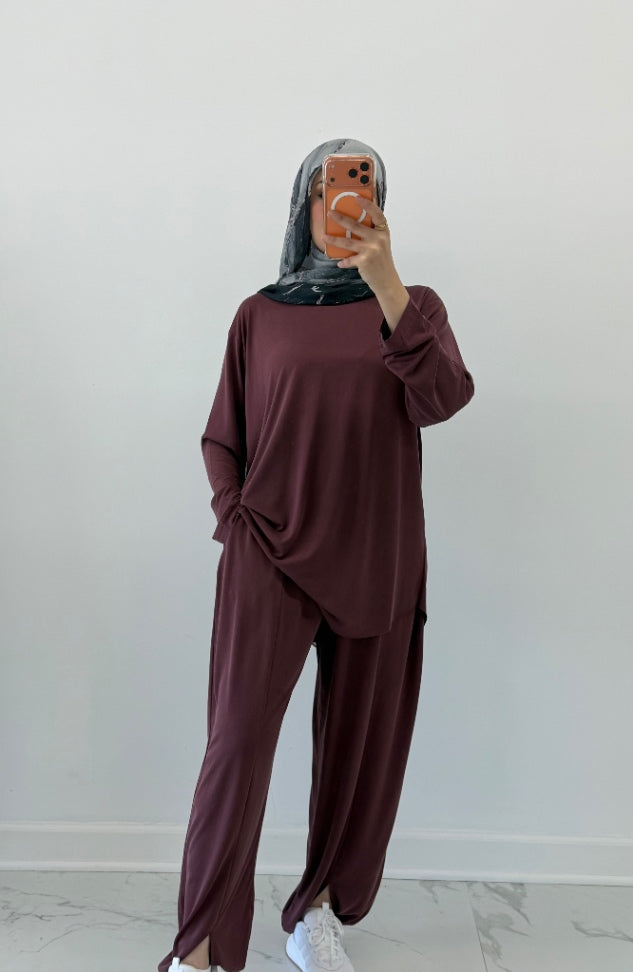Layal Comfort Set Burgundy