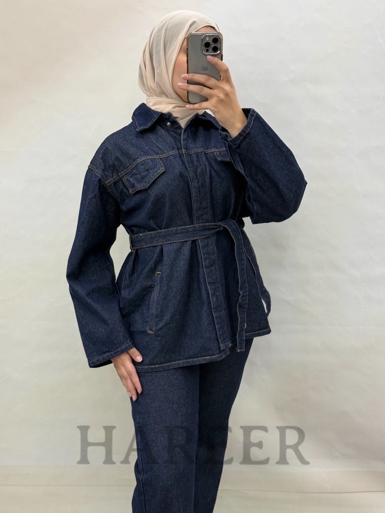 Riwa Denim Set Navy
