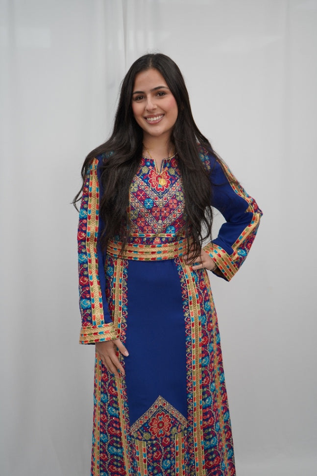 Sabryn Blue Thobe Navy