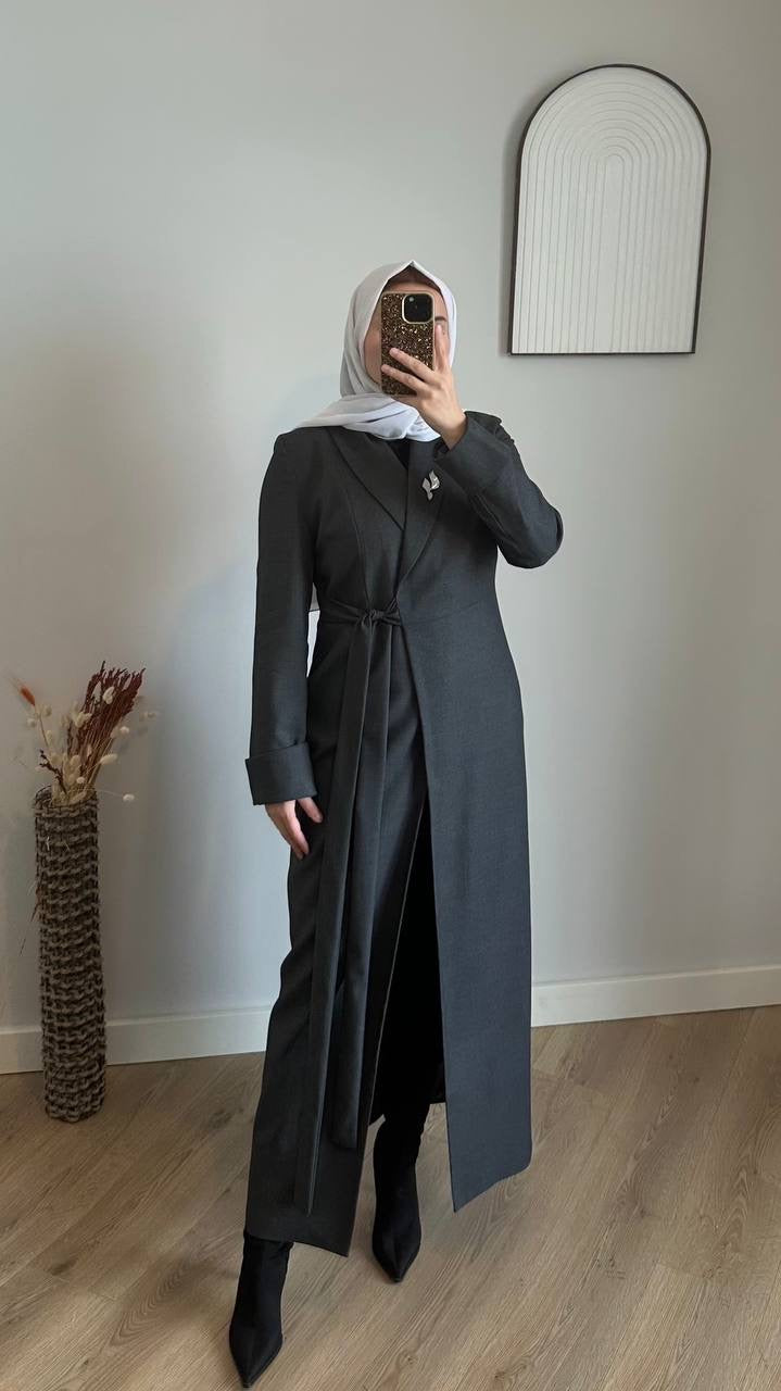 Luna Structured Trench Green