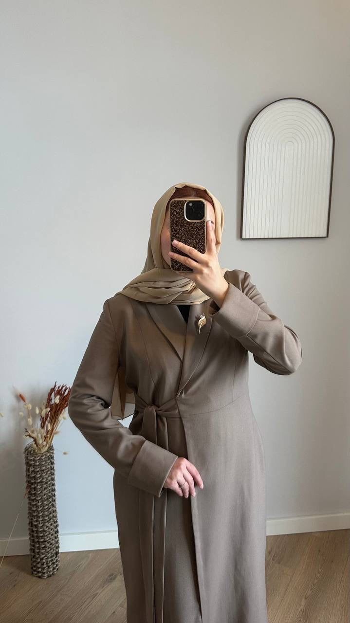 Luna Structured Trench Orange