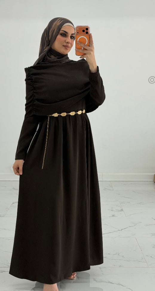 Layali Dress Brown